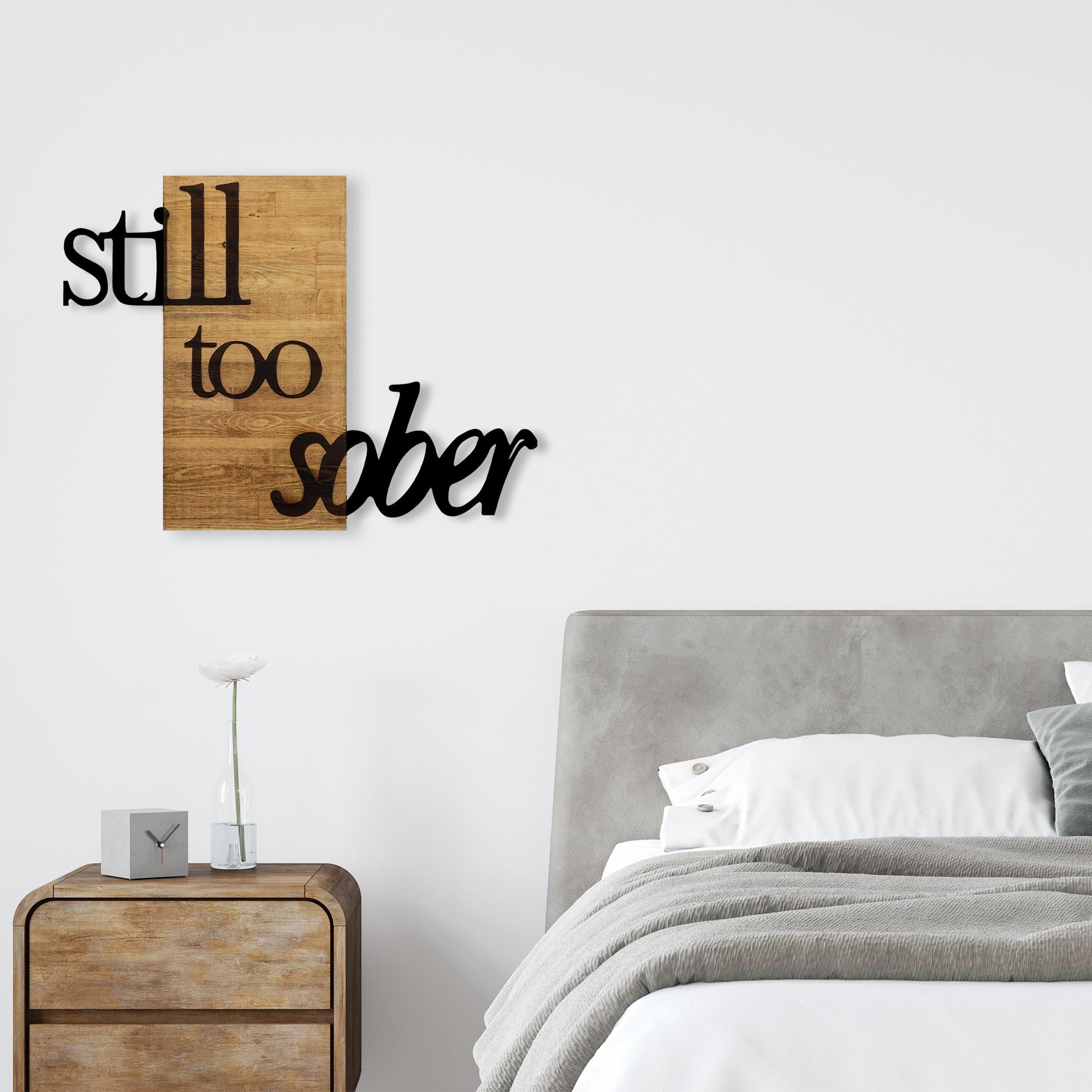 MA-234 Ahşap Metal Duvar Tablosu | ByLamp