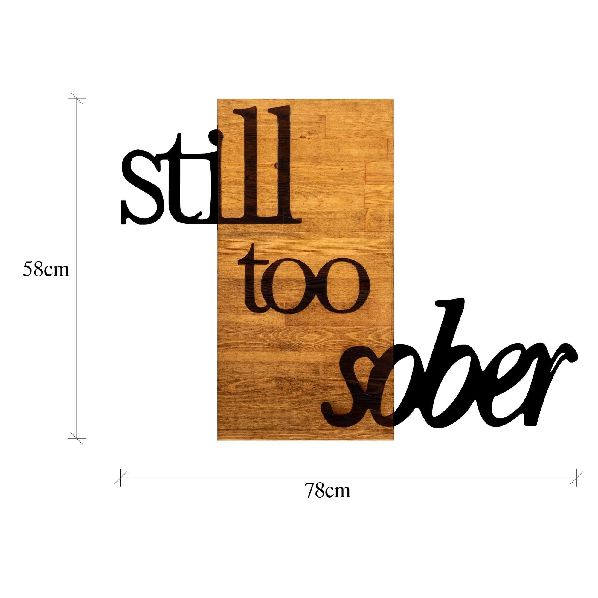 MA-234 Ahşap Metal Duvar Tablosu | ByLamp