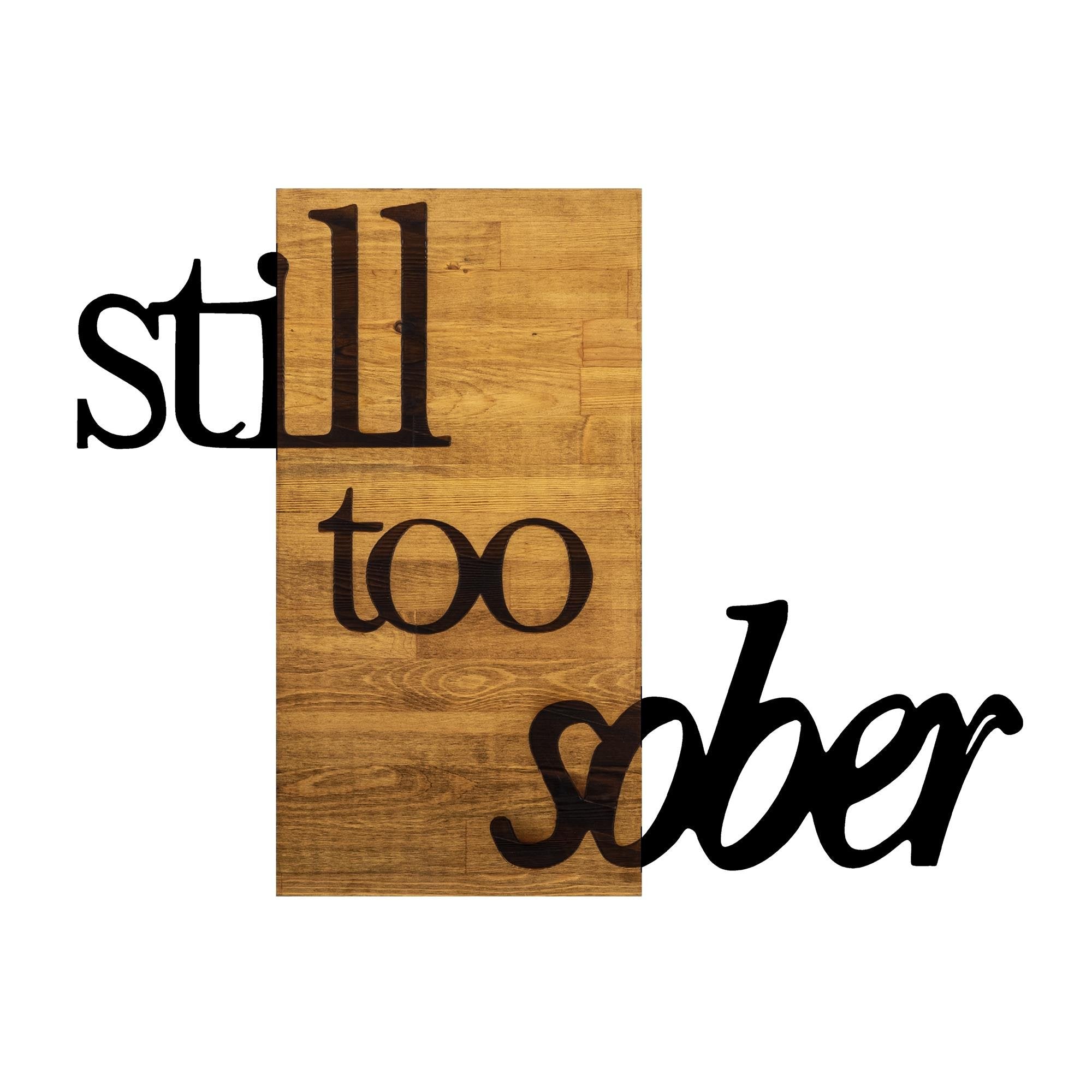 MA-234 Ahşap Metal Duvar Tablosu | ByLamp