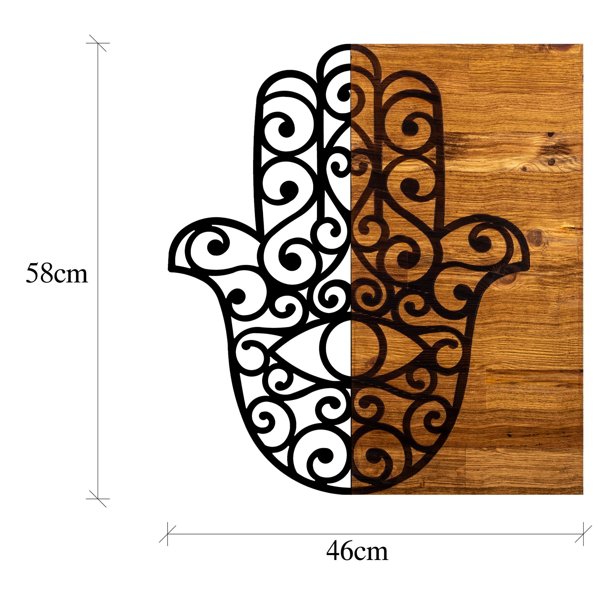 MA-236 Ahşap Metal Duvar Tablosu | ByLamp