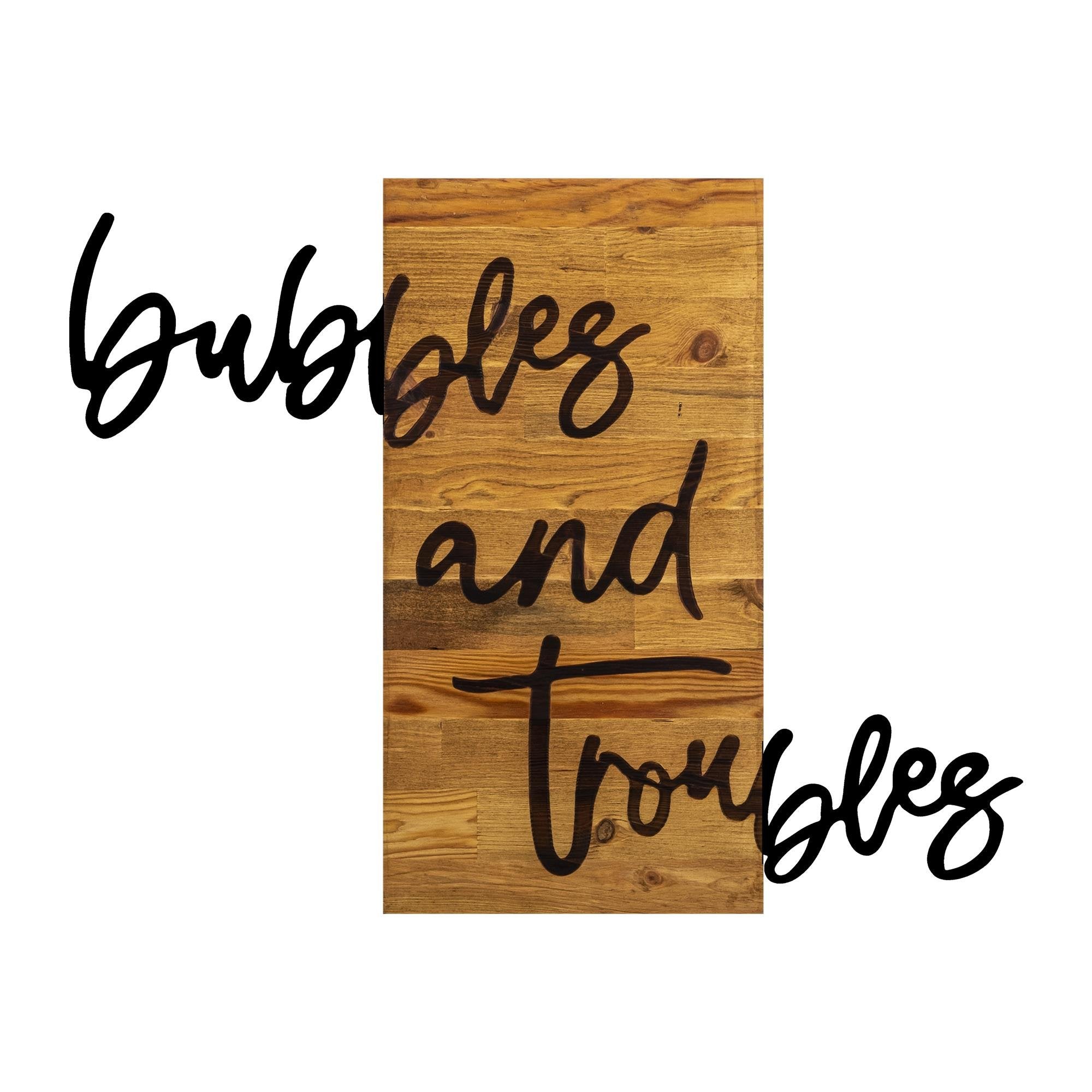 MA-237 Ahşap Metal Duvar Tablosu | ByLamp