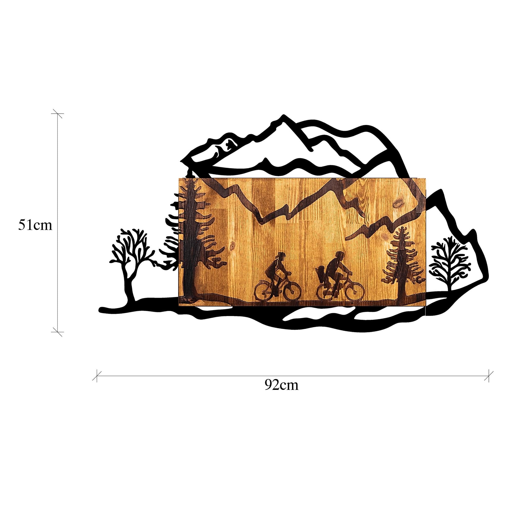 MA-244 Ahşap Metal Duvar Tablosu | ByLamp