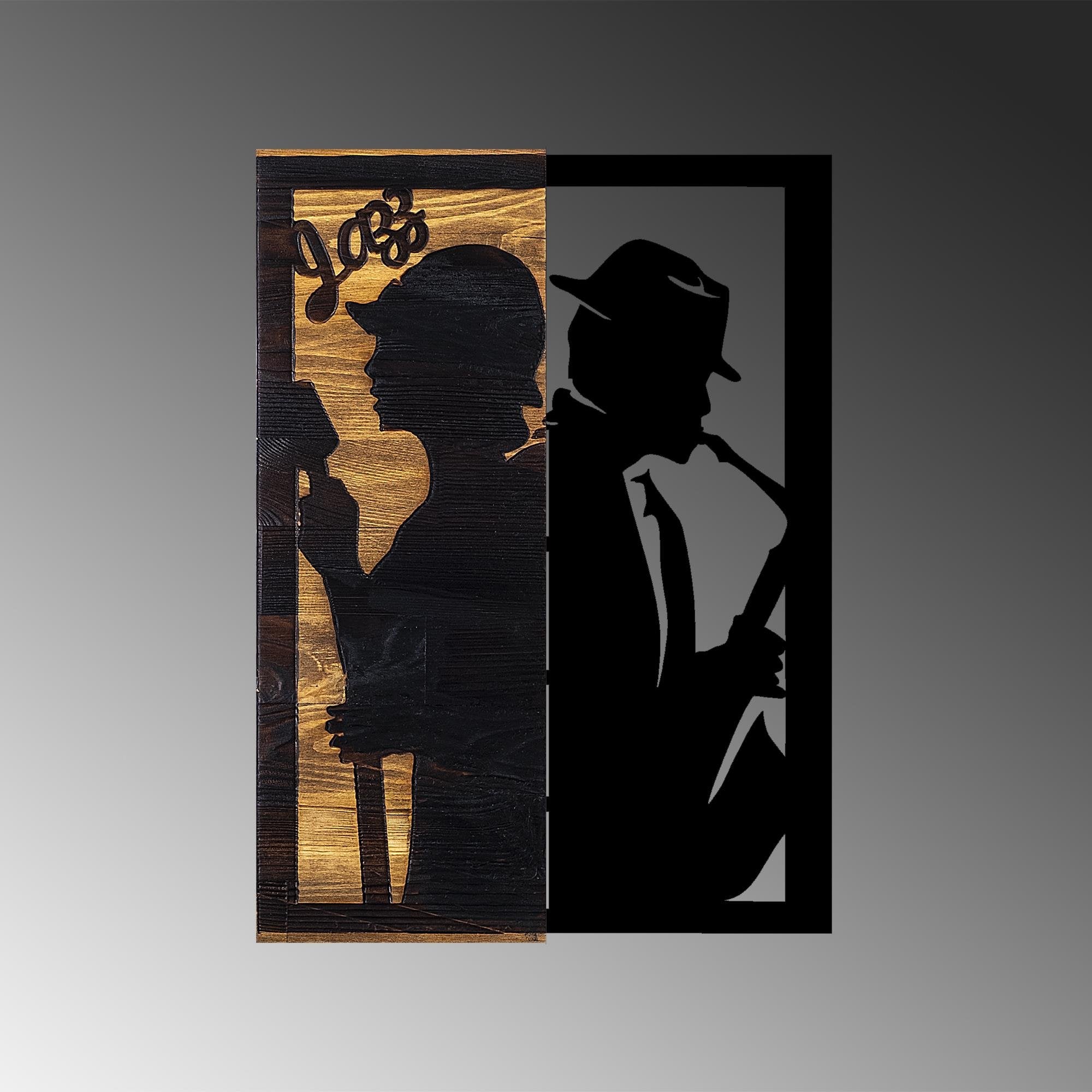 MA-260 Ahşap Metal Duvar Tablosu | ByLamp