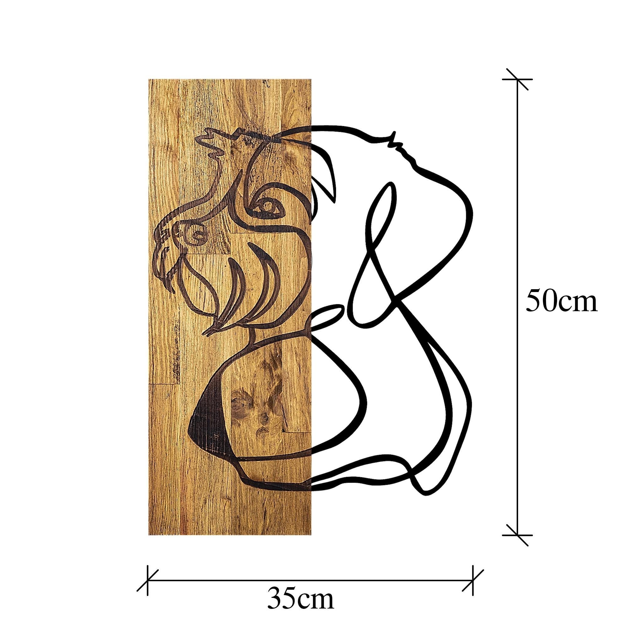 MA-265 Ahşap Metal Duvar Tablosu | ByLamp