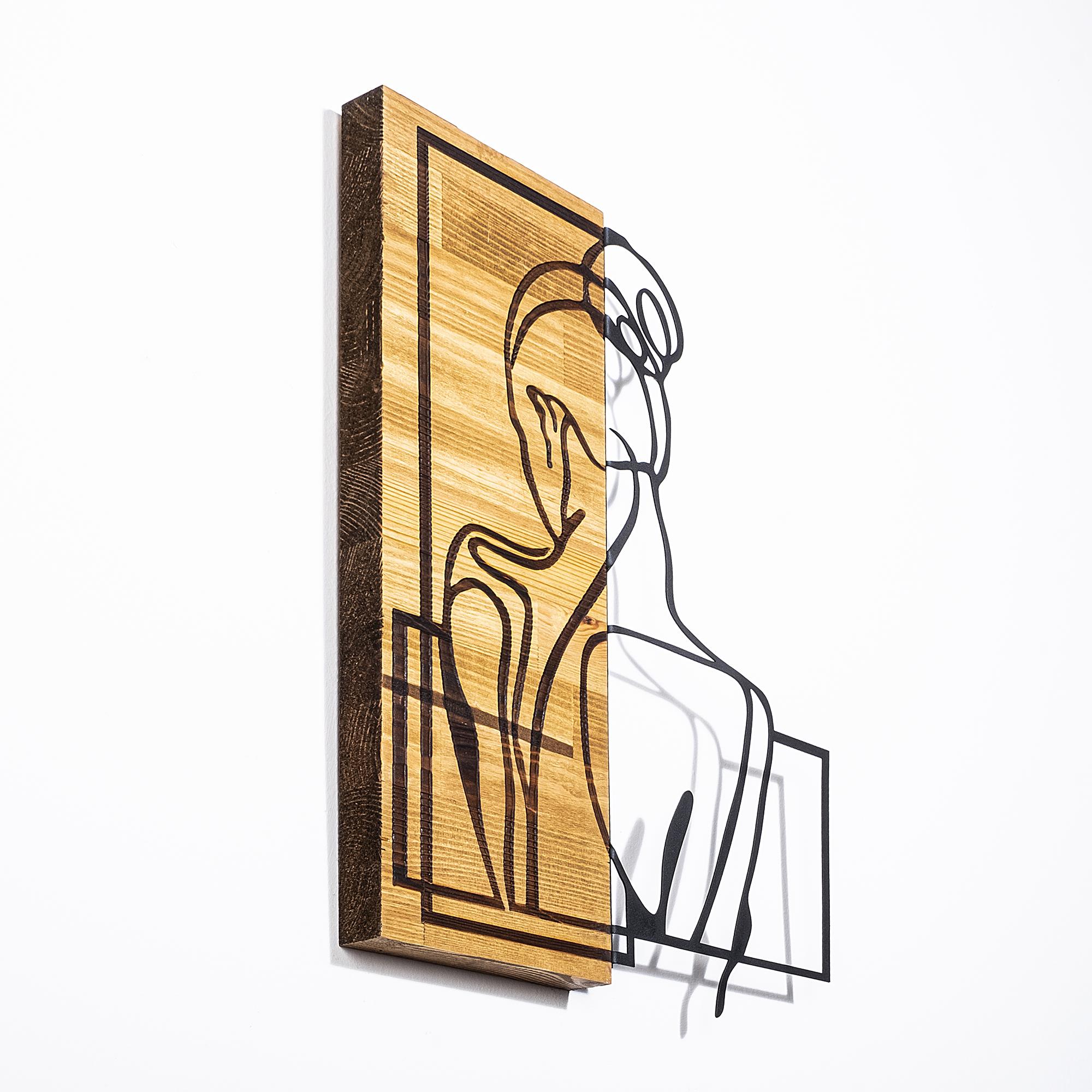MA-270 Ahşap Metal Duvar Tablosu | ByLamp