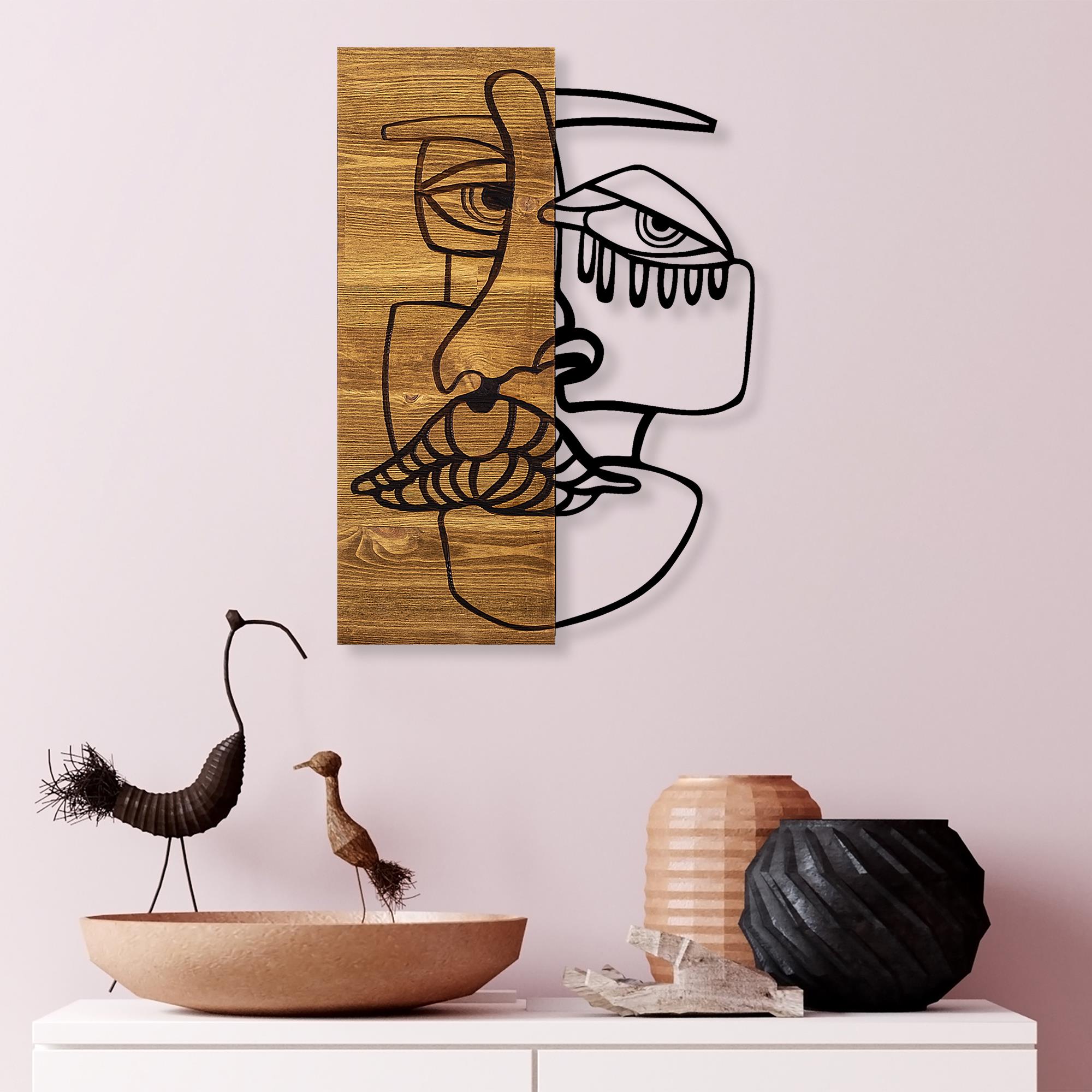 MA-273 Ahşap Metal Duvar Tablosu | ByLamp