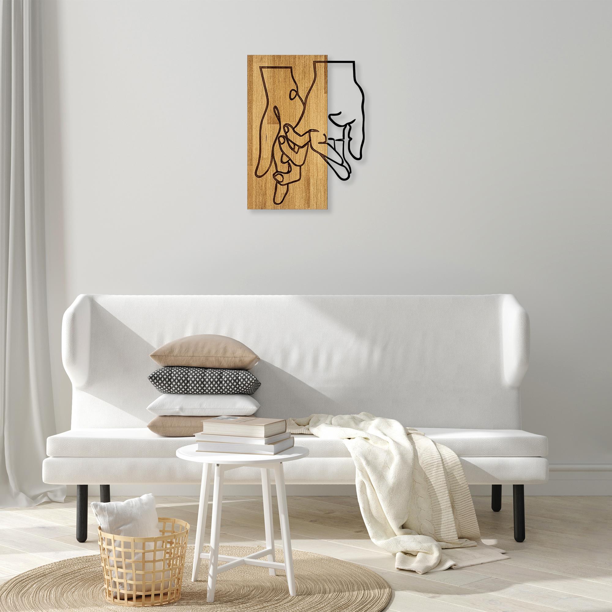 MA-279 Ahşap Metal Duvar Tablosu | ByLamp