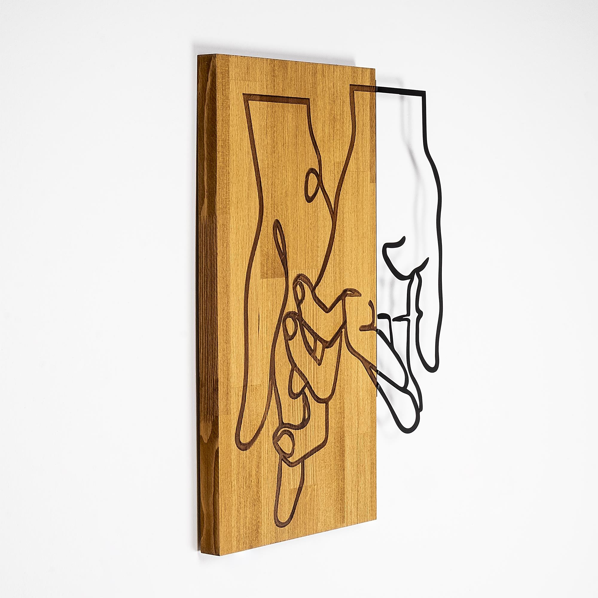 MA-279 Ahşap Metal Duvar Tablosu | ByLamp