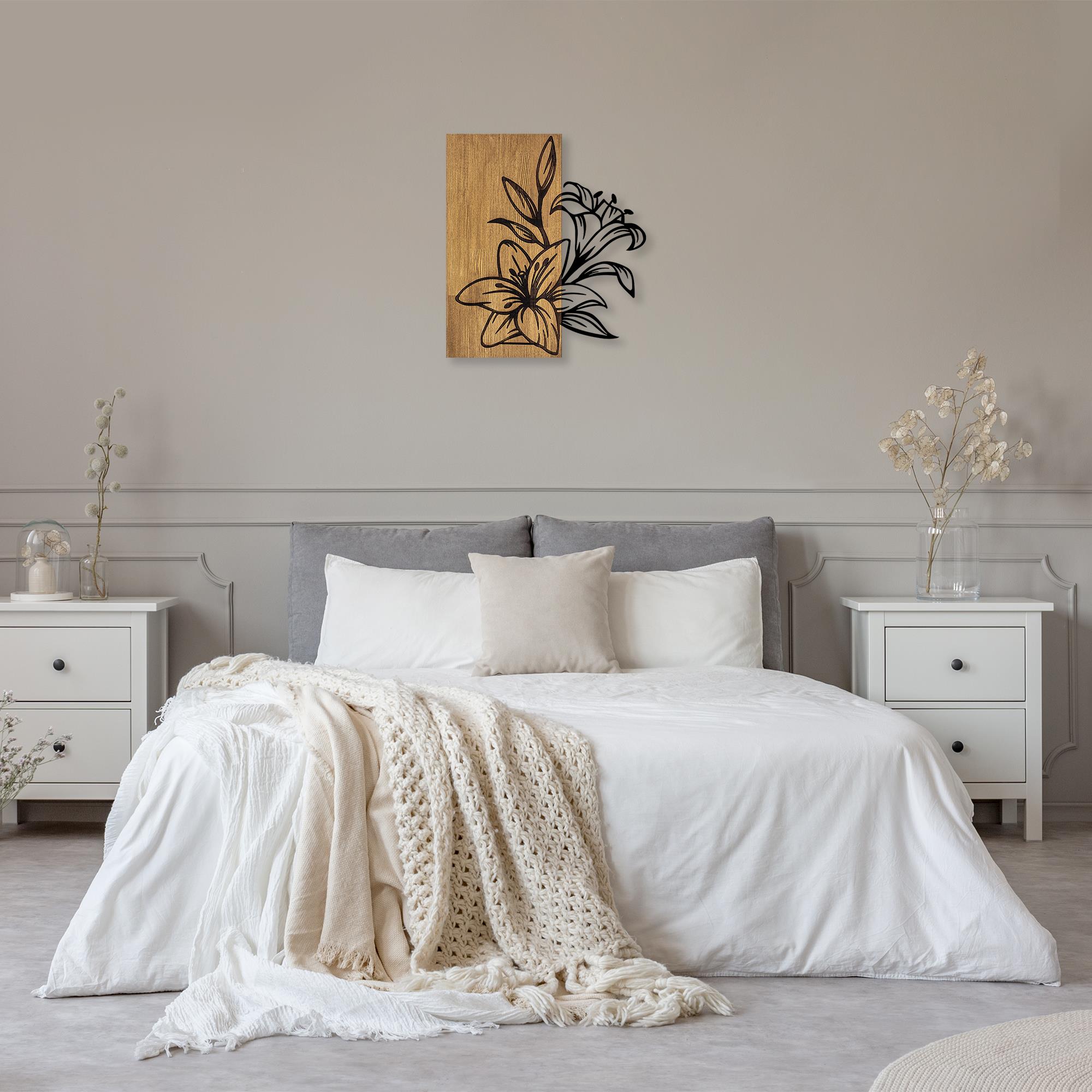 MA-280 Ahşap Metal Duvar Tablosu | ByLamp