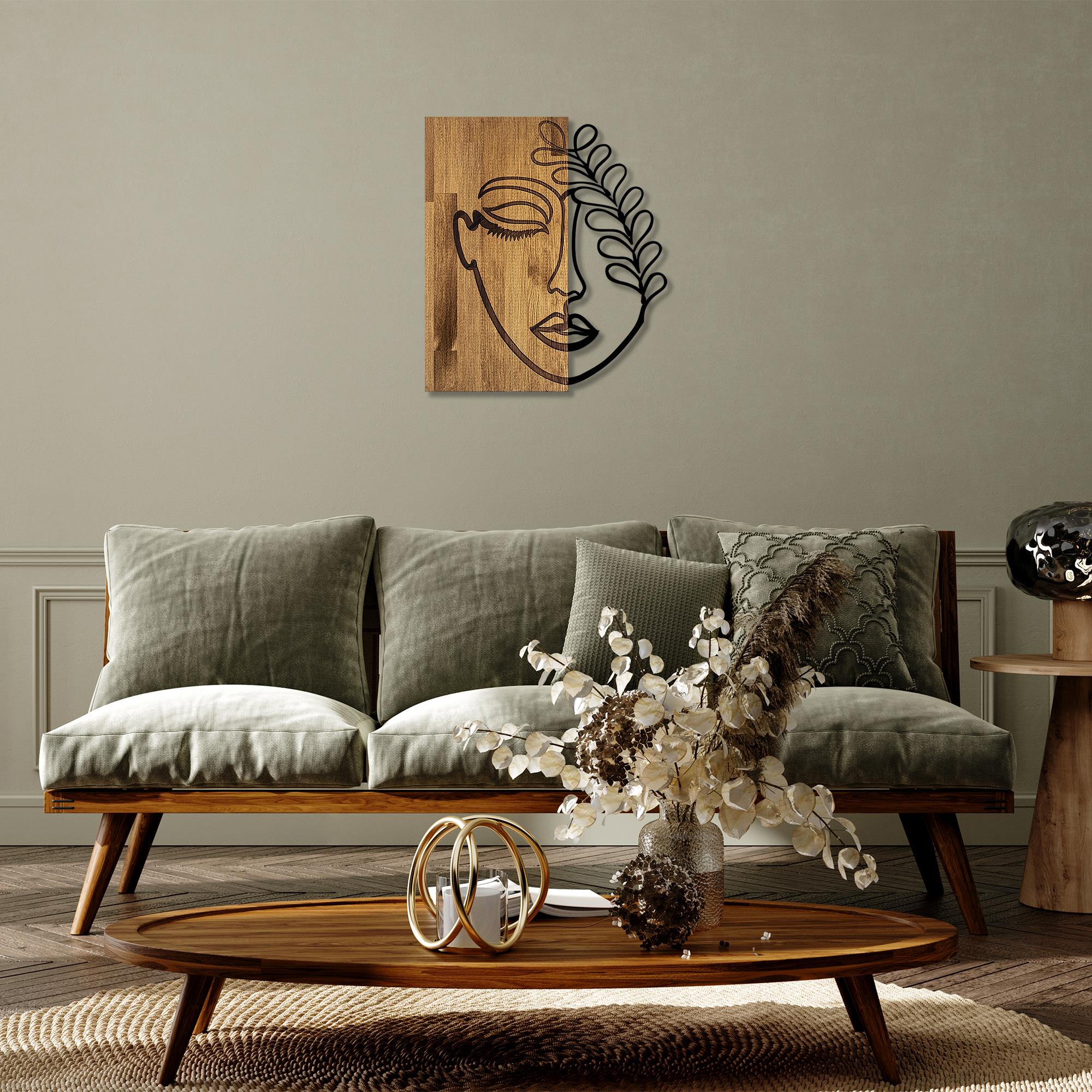 MA-281 Ahşap Metal Duvar Tablosu | ByLamp