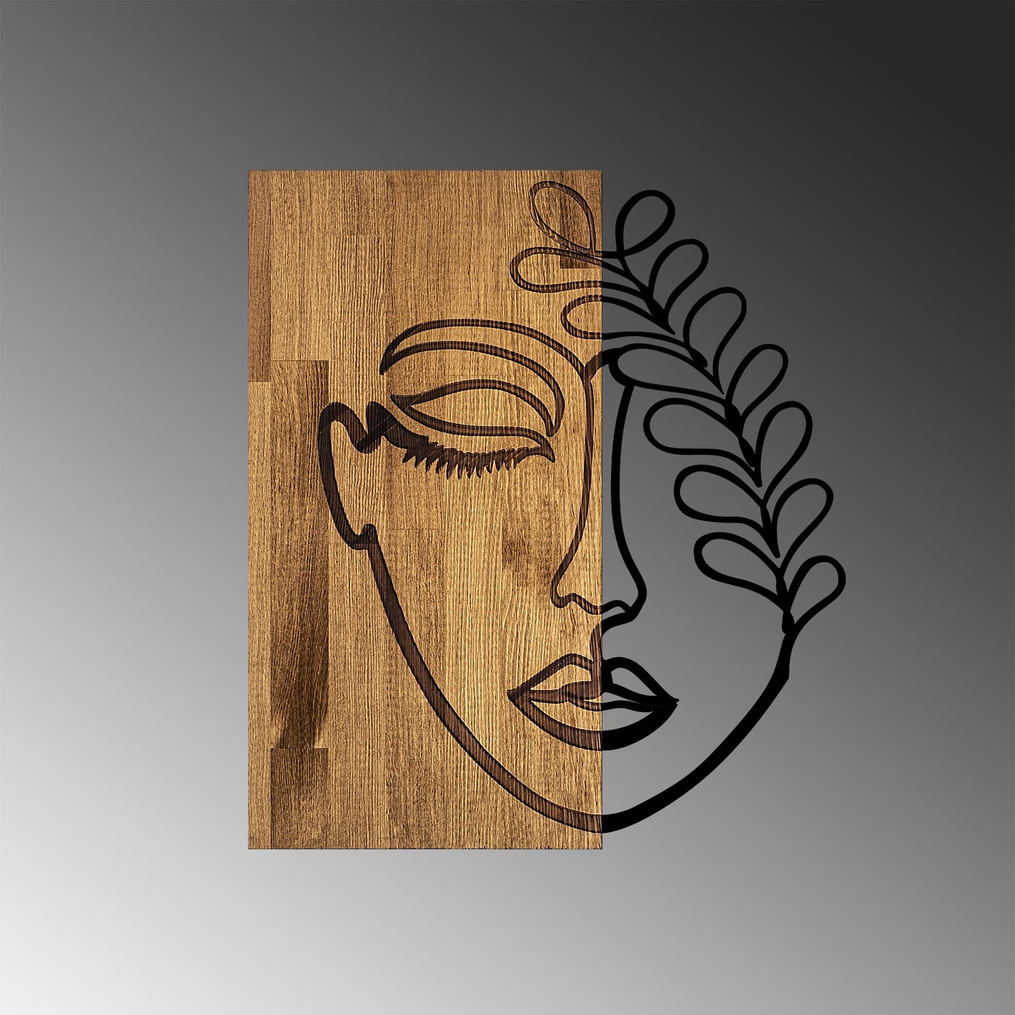 MA-281 Ahşap Metal Duvar Tablosu | ByLamp