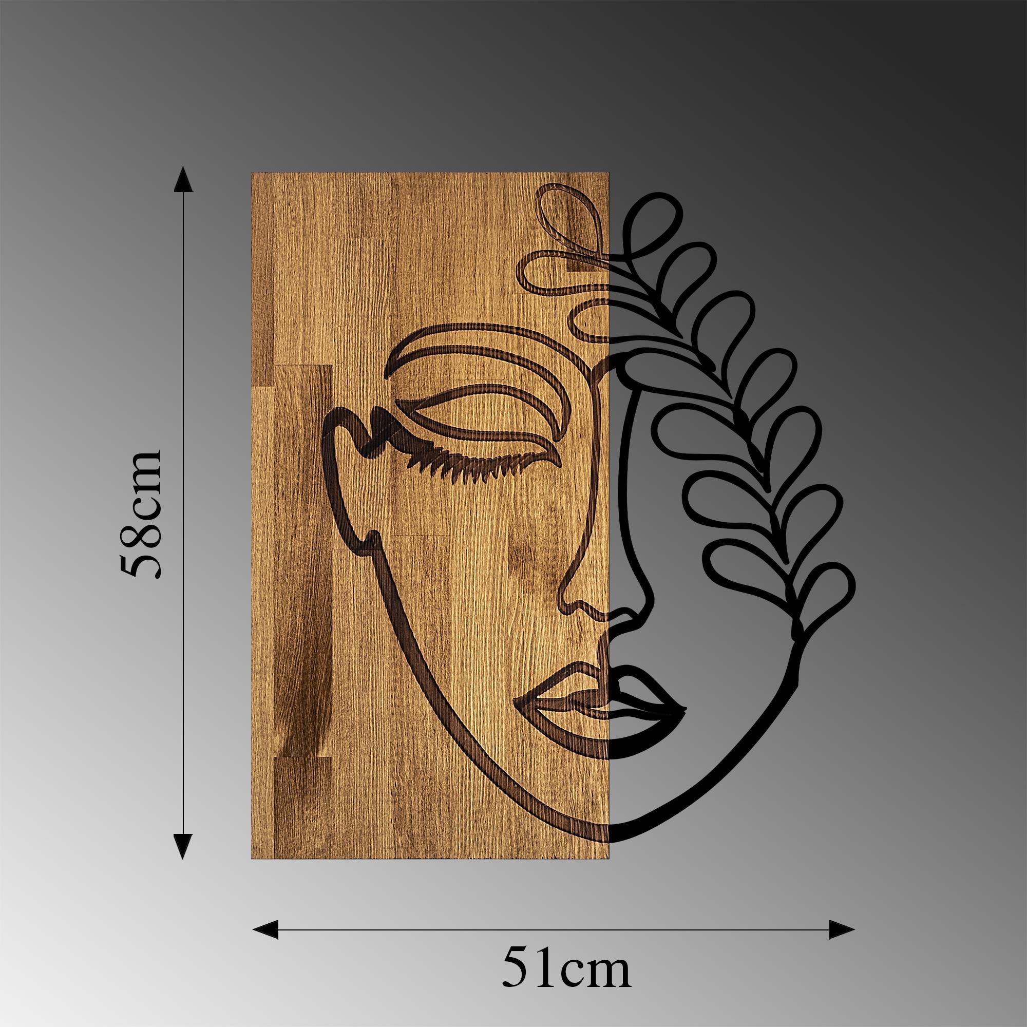 MA-281 Ahşap Metal Duvar Tablosu | ByLamp