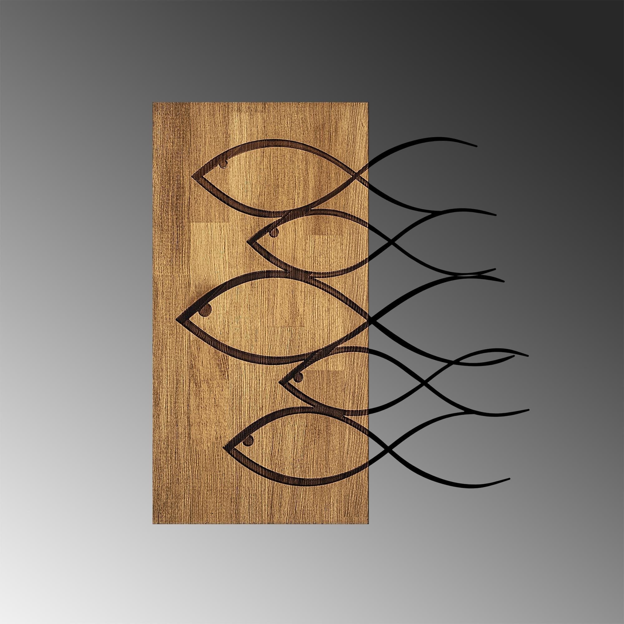 MA-283 Ahşap Metal Duvar Tablosu | ByLamp