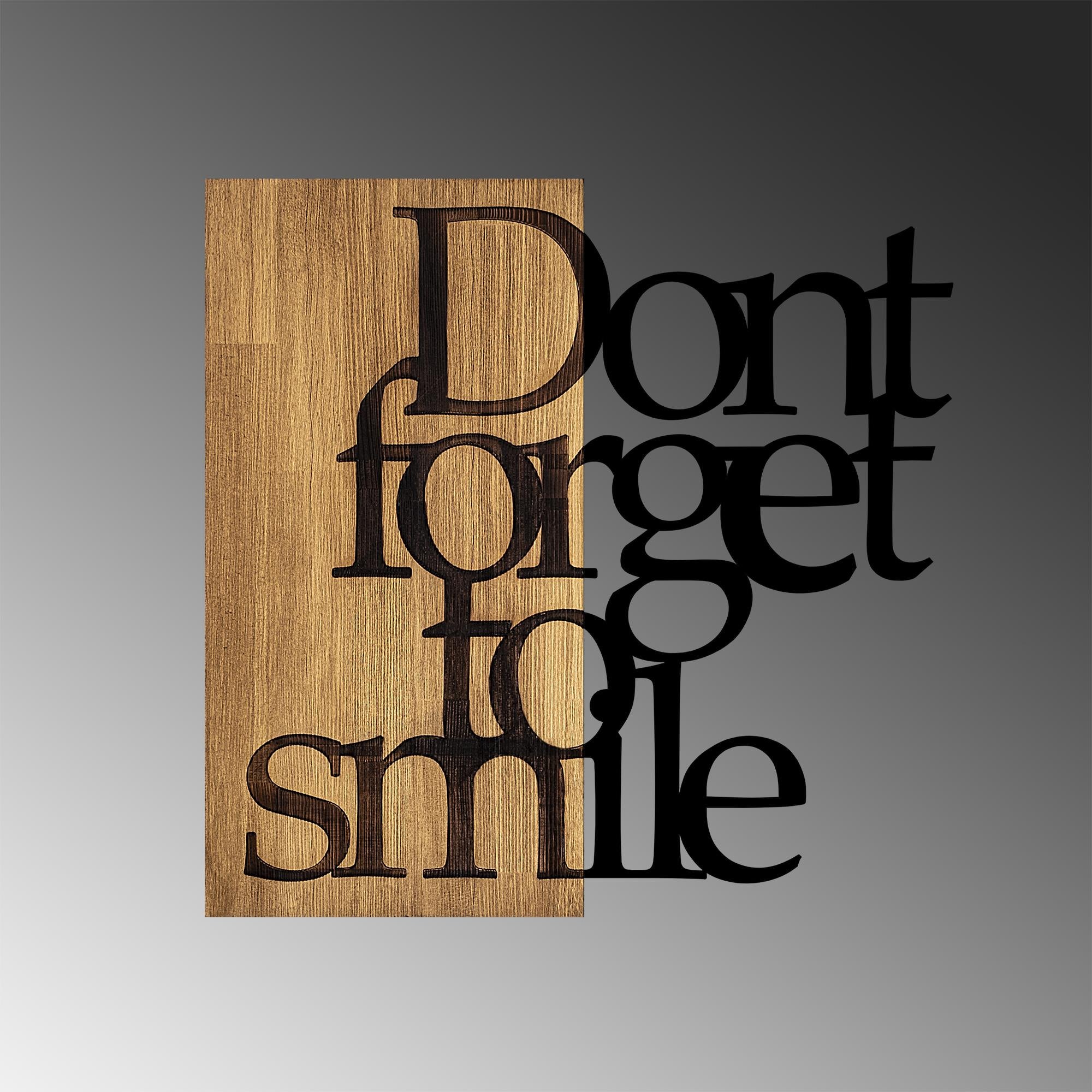 MA-287 Ahşap Metal Duvar Tablosu | ByLamp