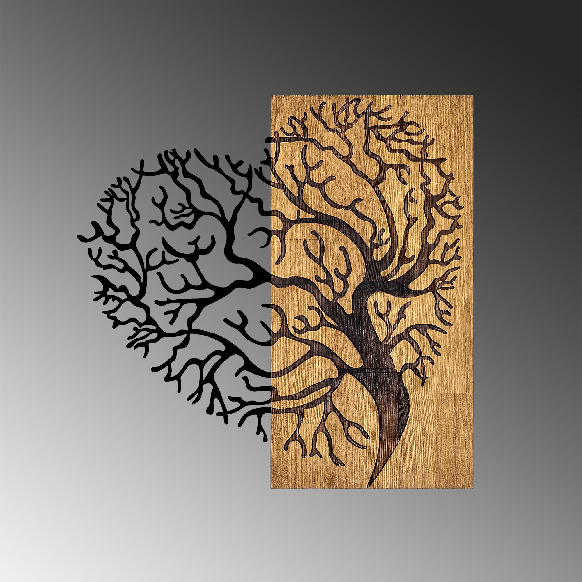 MA-289 Ahşap Metal Duvar Tablosu | ByLamp