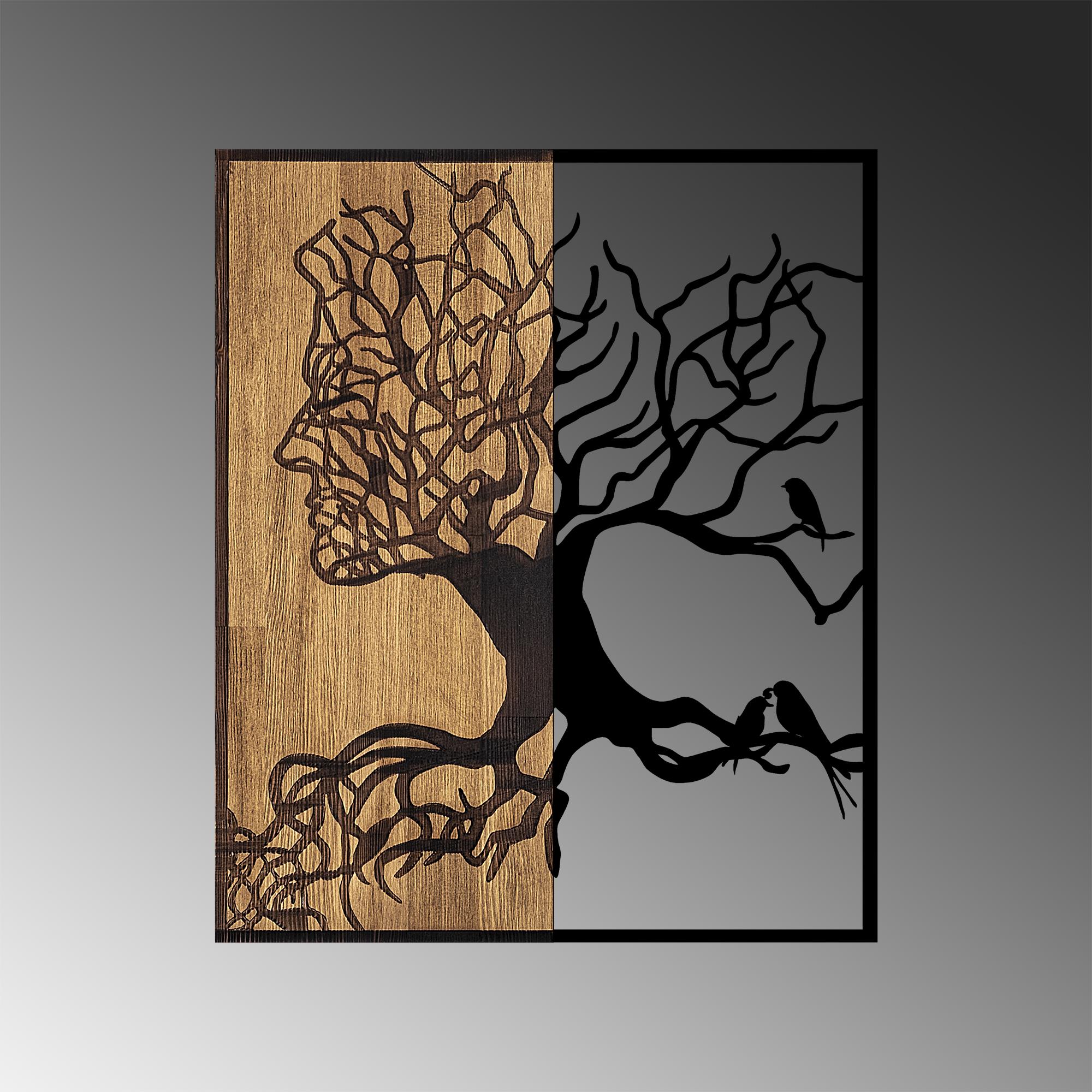 MA-291 Ahşap Metal Duvar Tablosu | ByLamp