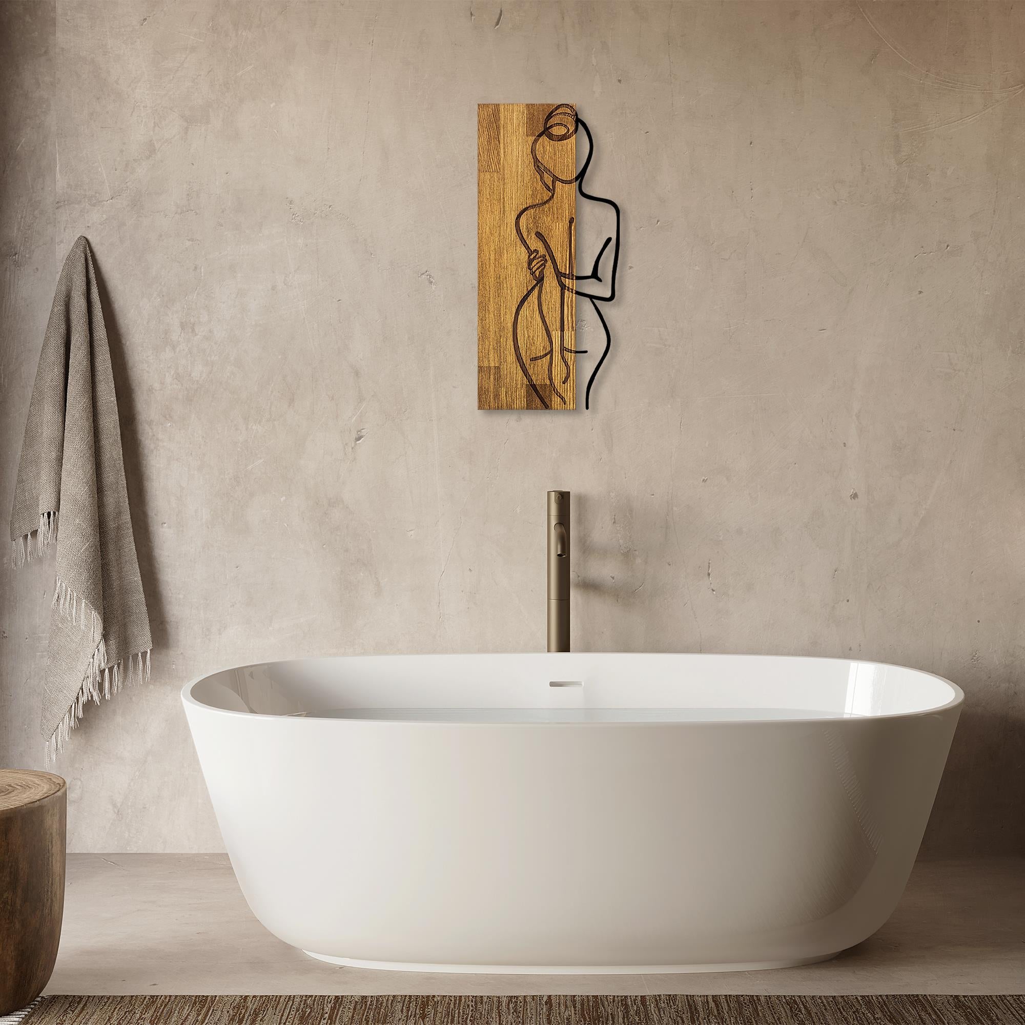 MA-294 Ahşap Metal Duvar Tablosu | ByLamp