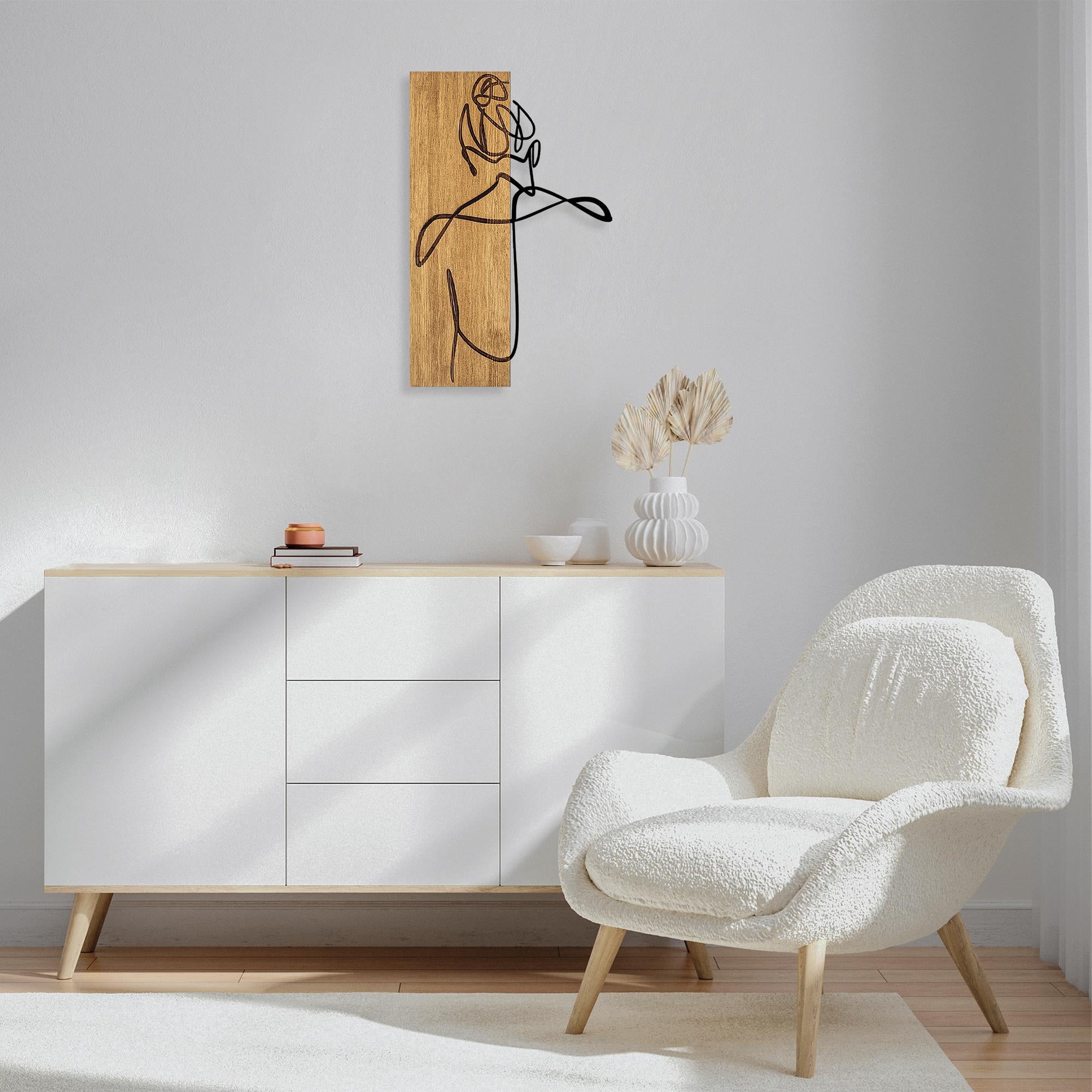 MA-295 Ahşap Metal Duvar Tablosu | ByLamp