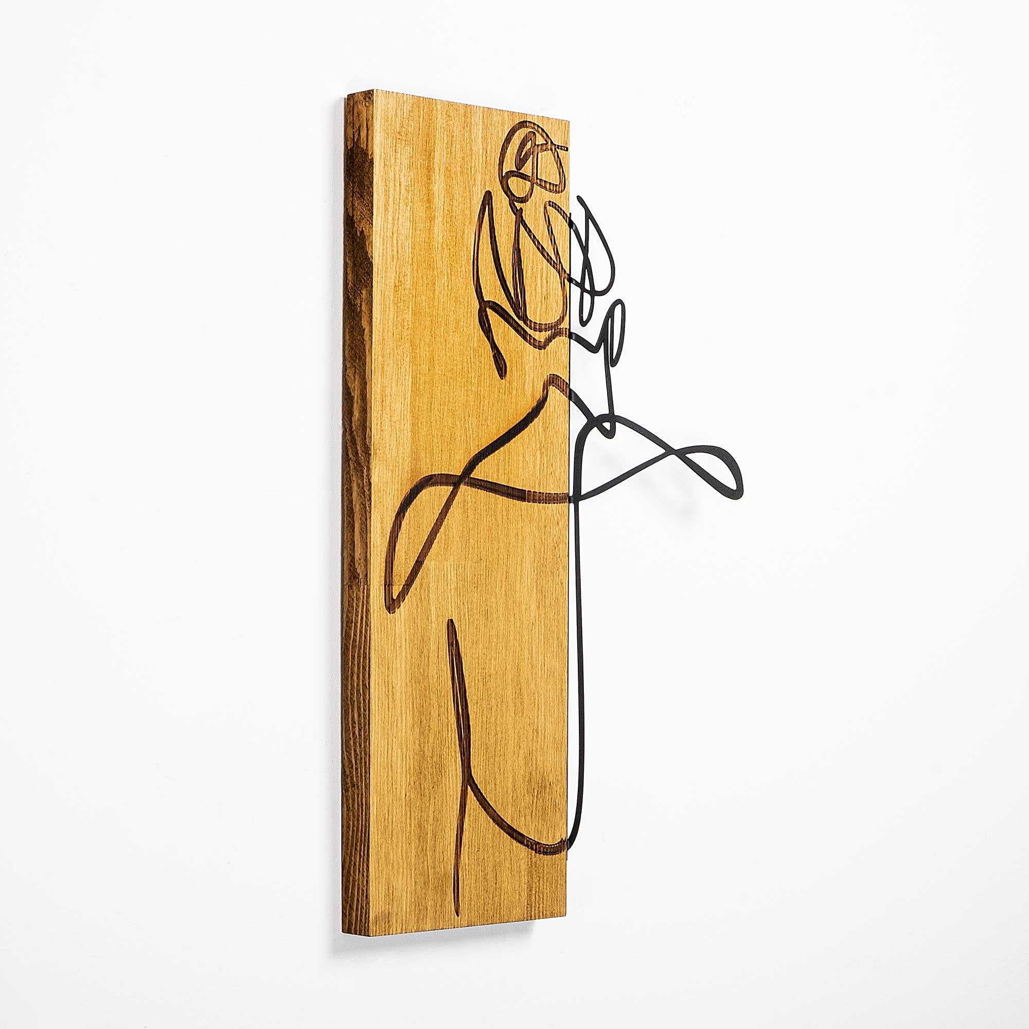 MA-295 Ahşap Metal Duvar Tablosu | ByLamp