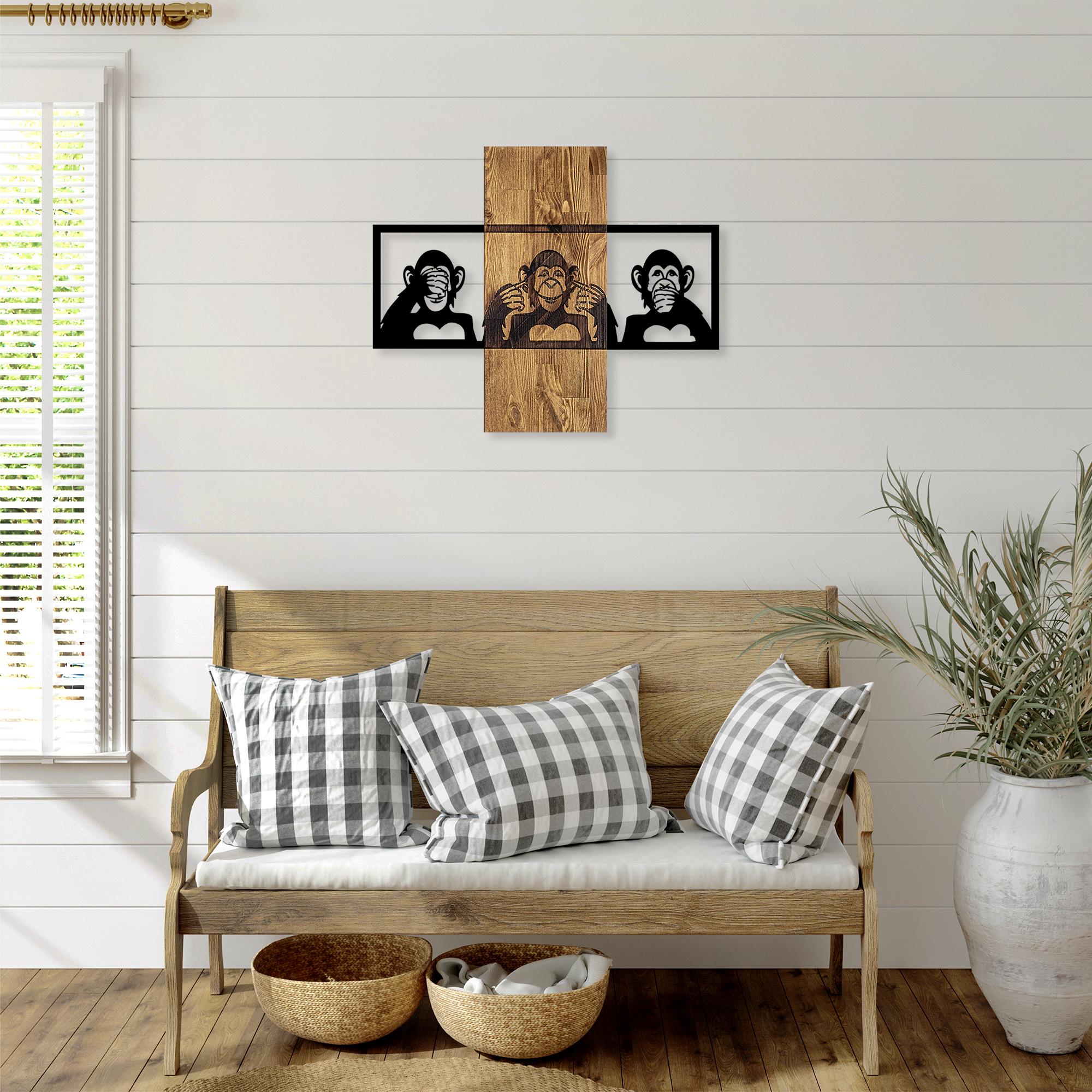 MA-300 Ahşap Metal Duvar Tablosu | ByLamp