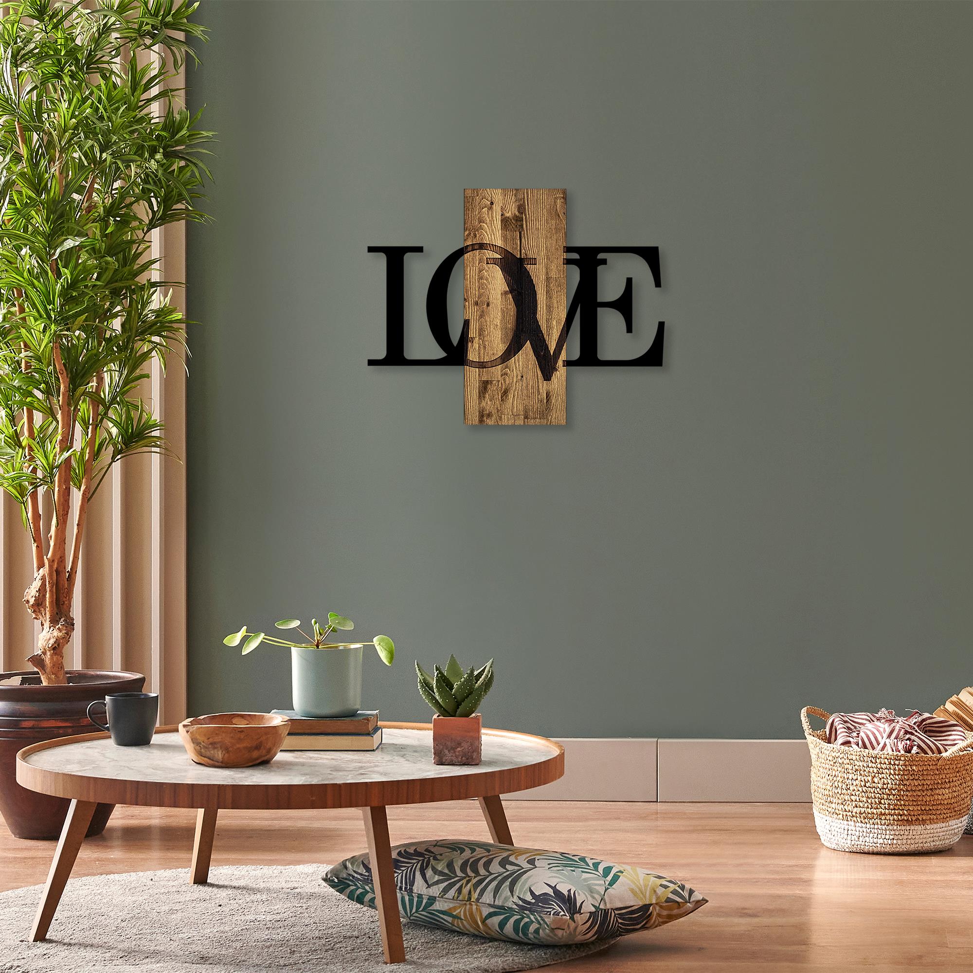 MA-303 Ahşap Metal Duvar Tablosu | ByLamp