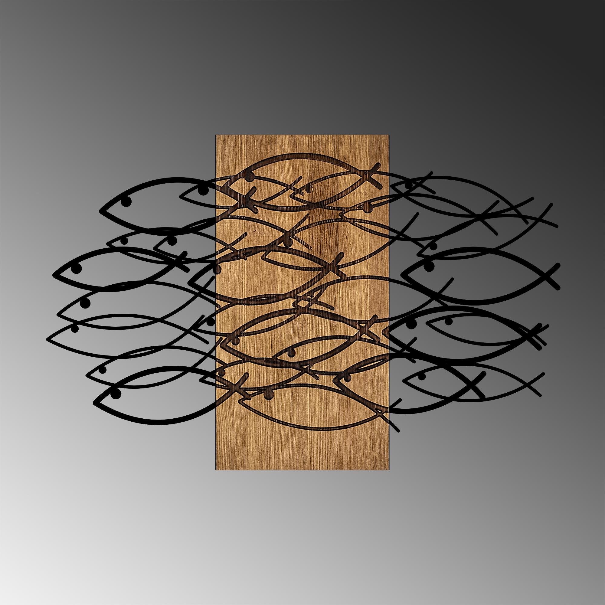 MA-304 Ahşap Metal Duvar Tablosu | ByLamp