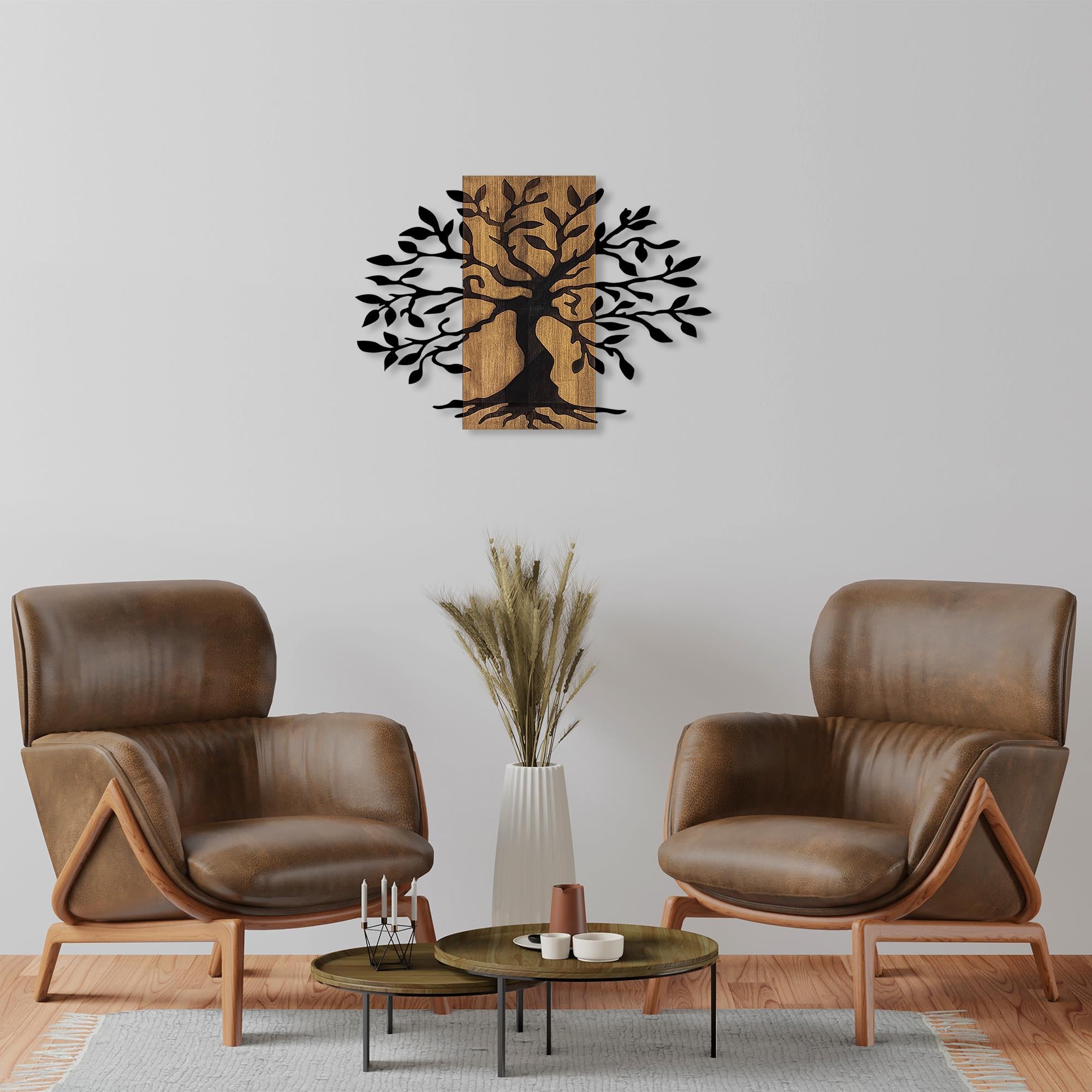 MA-305 Ahşap Metal Duvar Tablosu | ByLamp