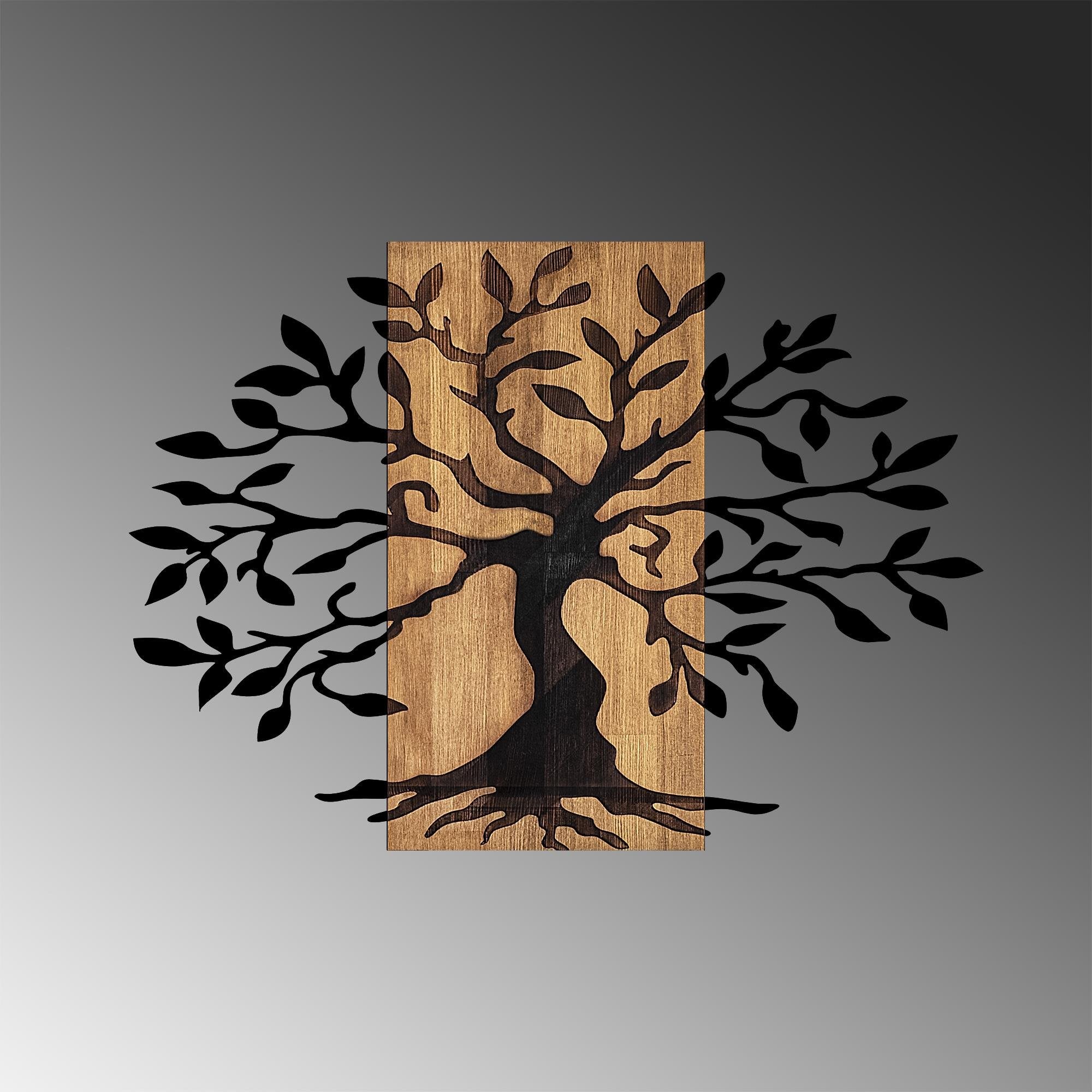 MA-305 Ahşap Metal Duvar Tablosu | ByLamp