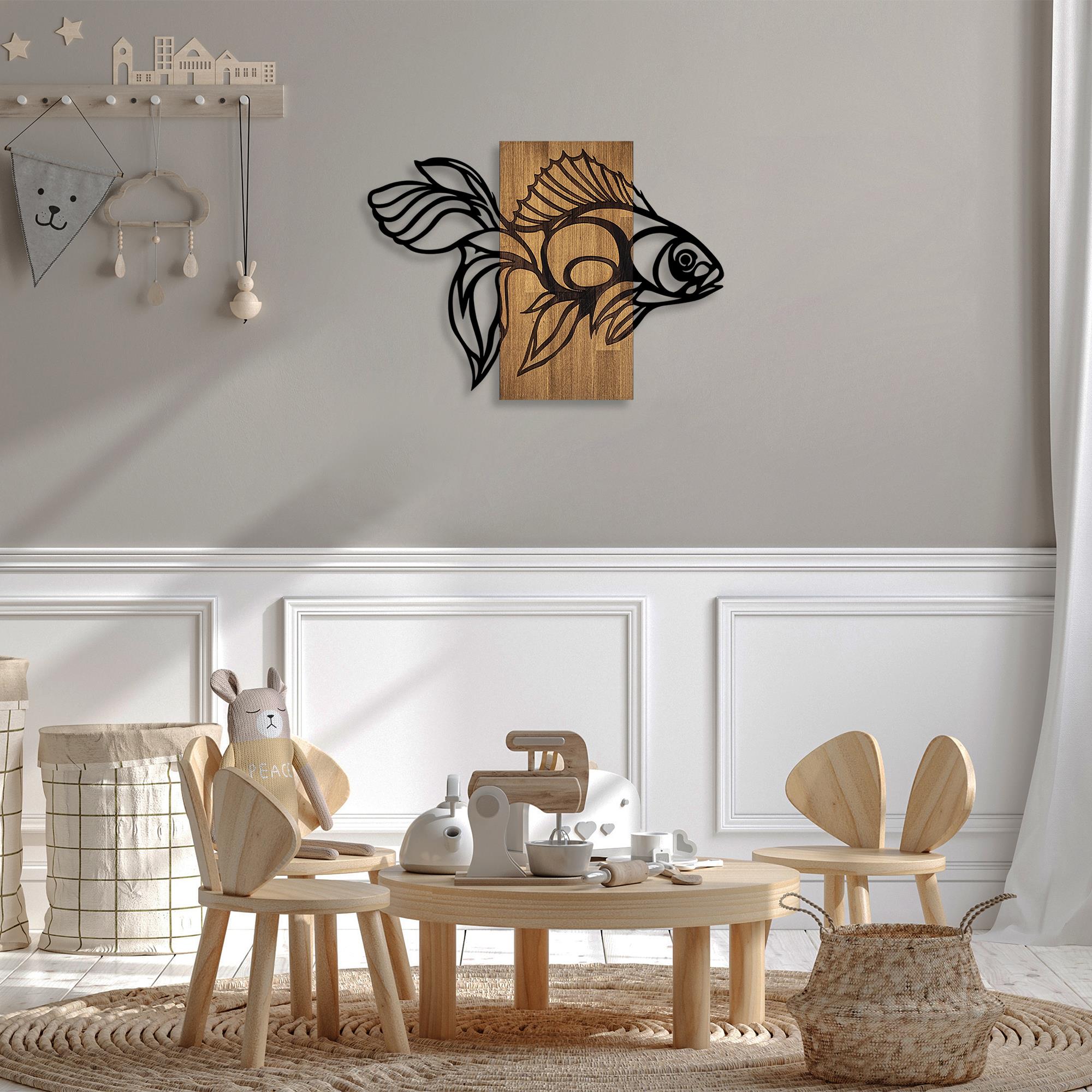 MA-306 Ahşap Metal Duvar Tablosu | ByLamp