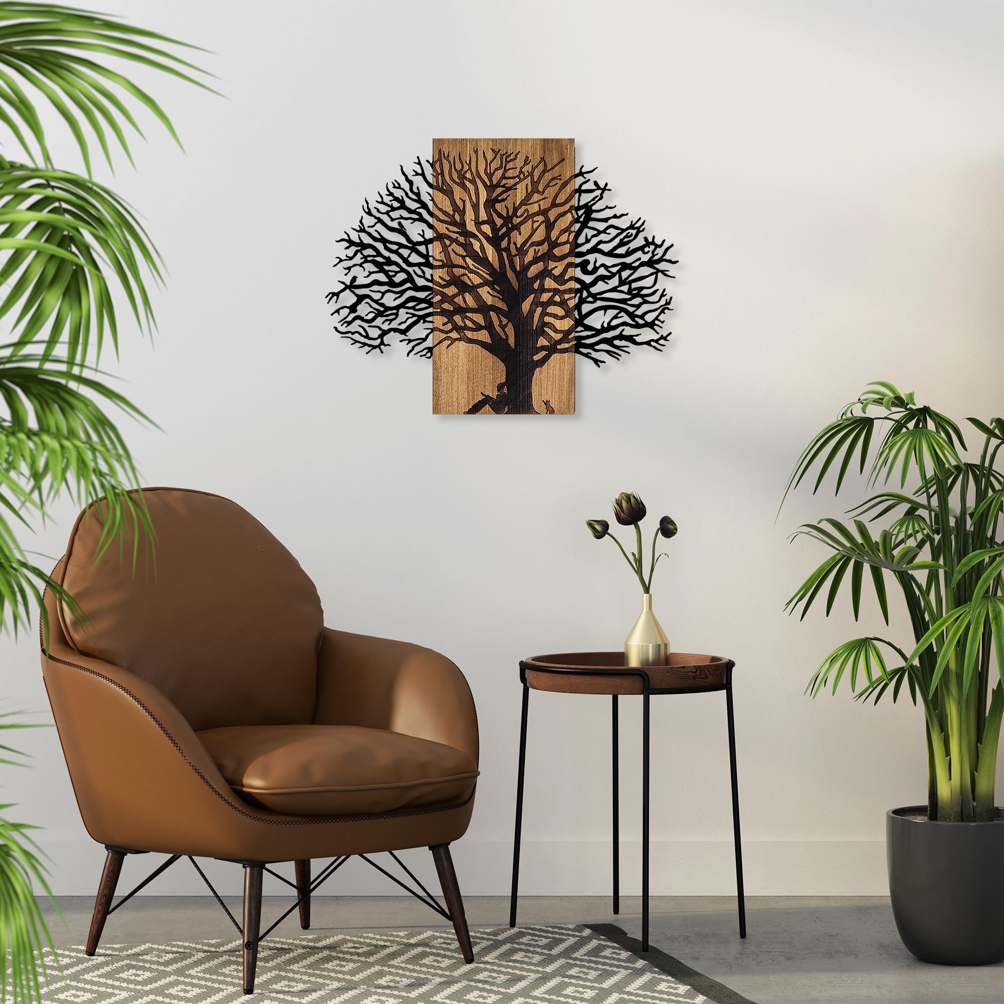 MA-307 Ahşap Metal Duvar Tablosu | ByLamp