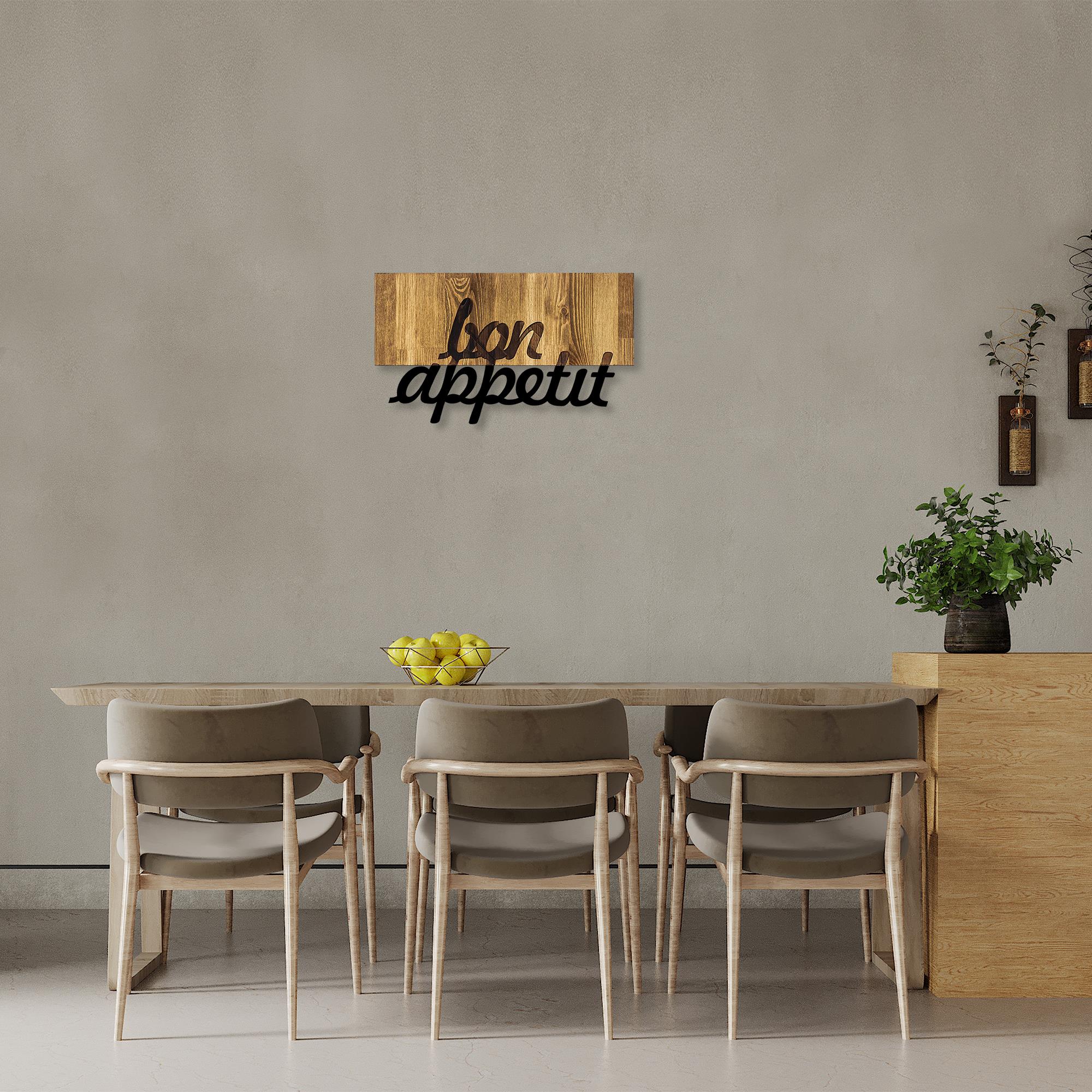 MA-309 Ahşap Metal Duvar Tablosu | ByLamp