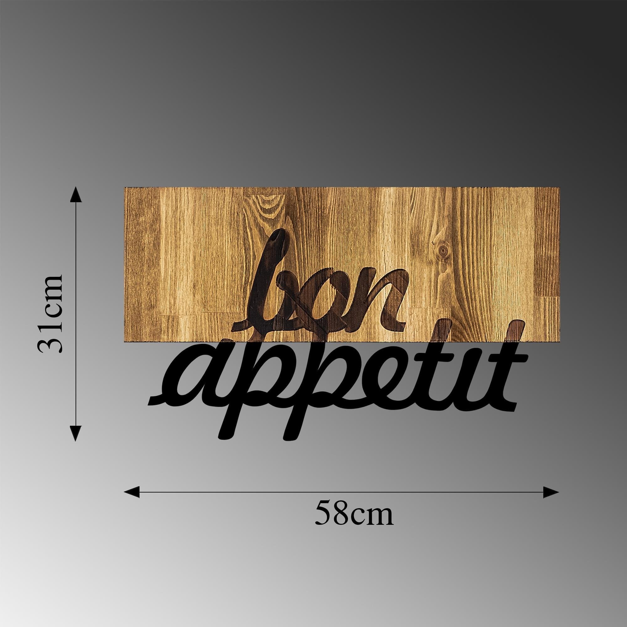 MA-309 Ahşap Metal Duvar Tablosu | ByLamp