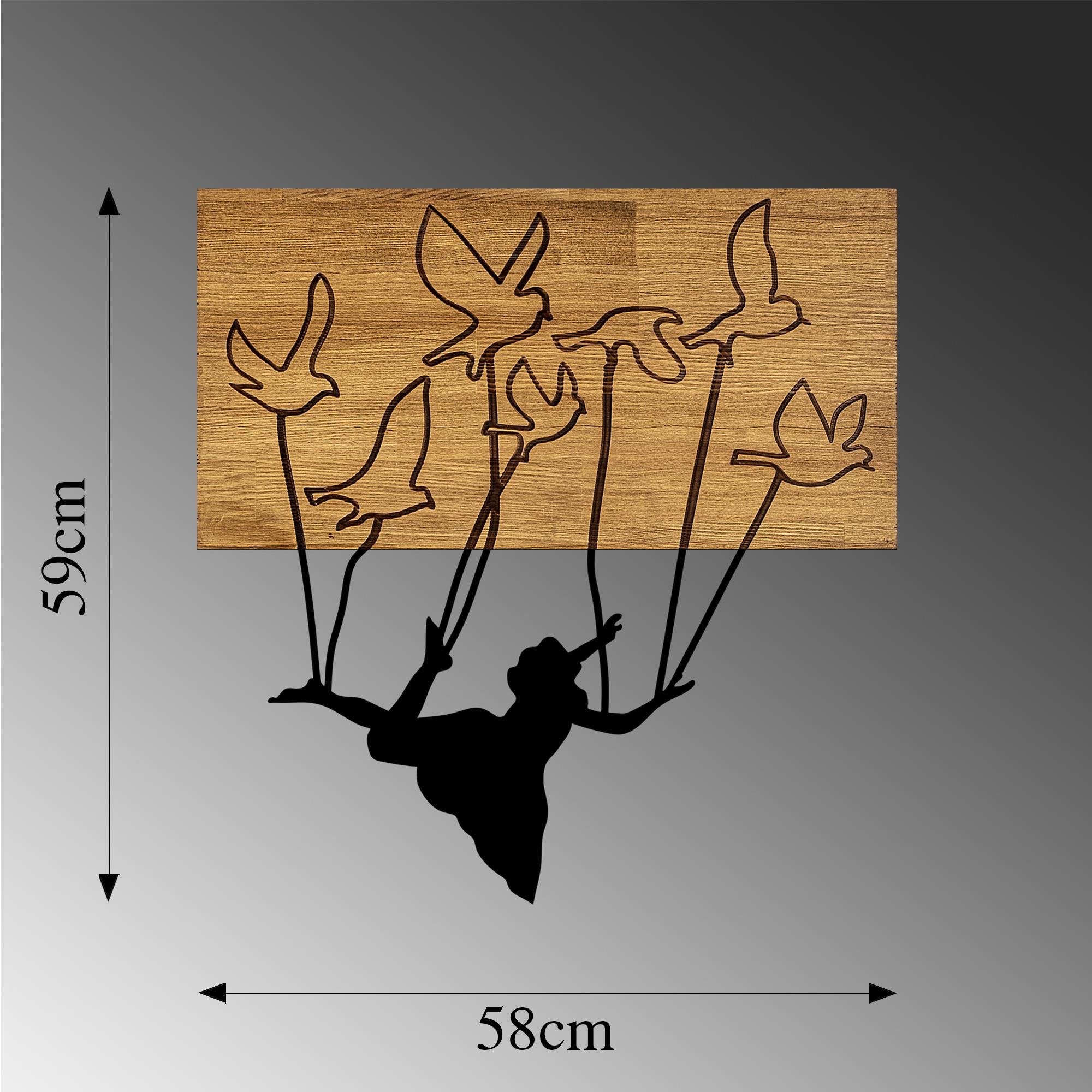 MA-310 Ahşap Metal Duvar Tablosu | ByLamp