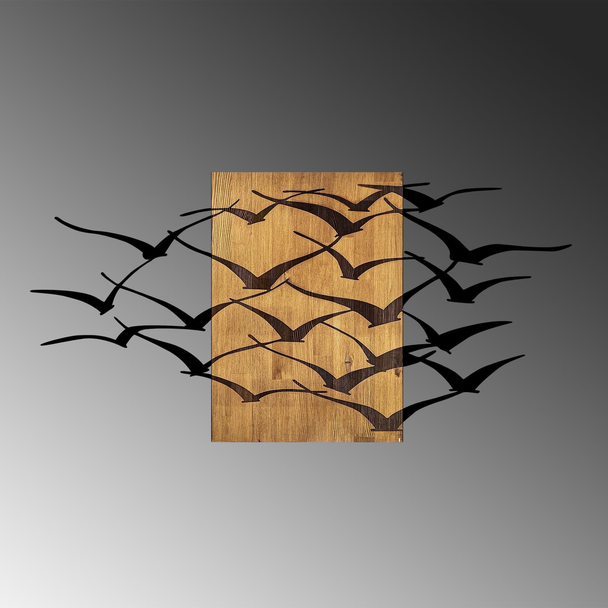 MA-313 Ahşap Metal Duvar Tablosu | ByLamp