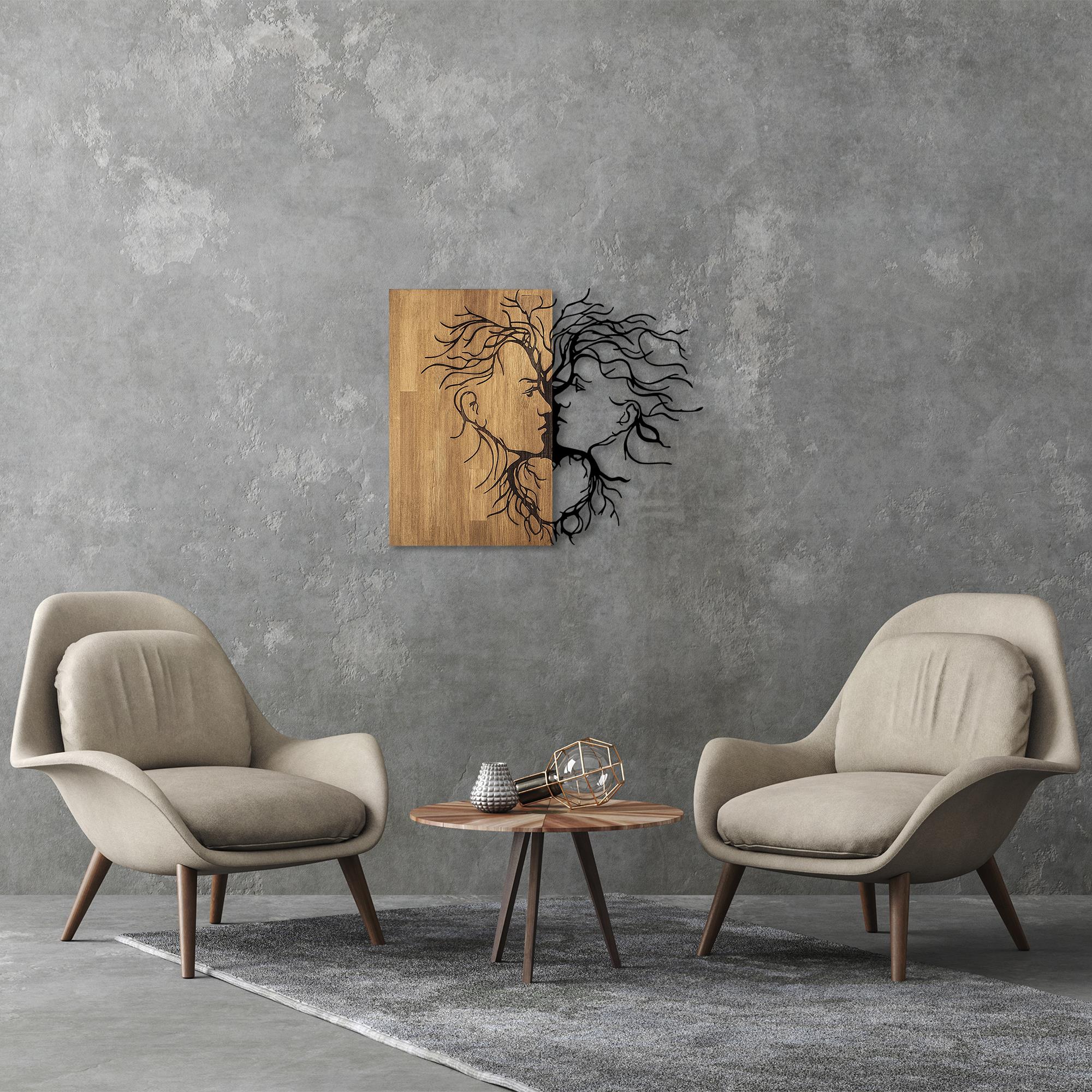 MA-315 Ahşap Metal Duvar Tablosu | ByLamp