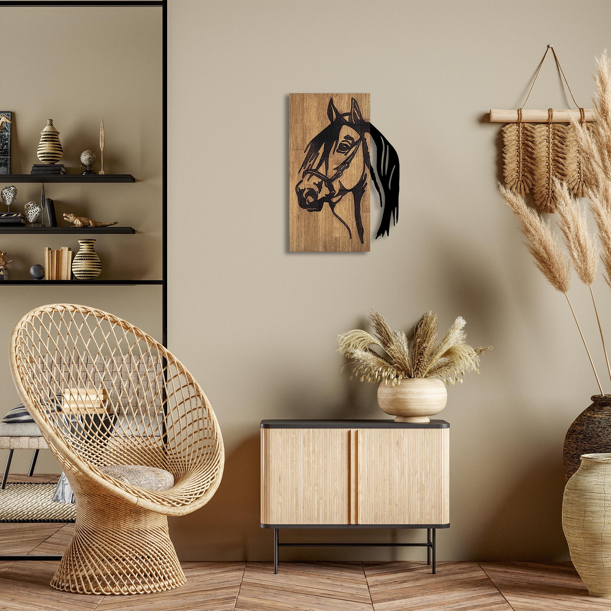 MA-317 Ahşap Metal Duvar Tablosu | ByLamp