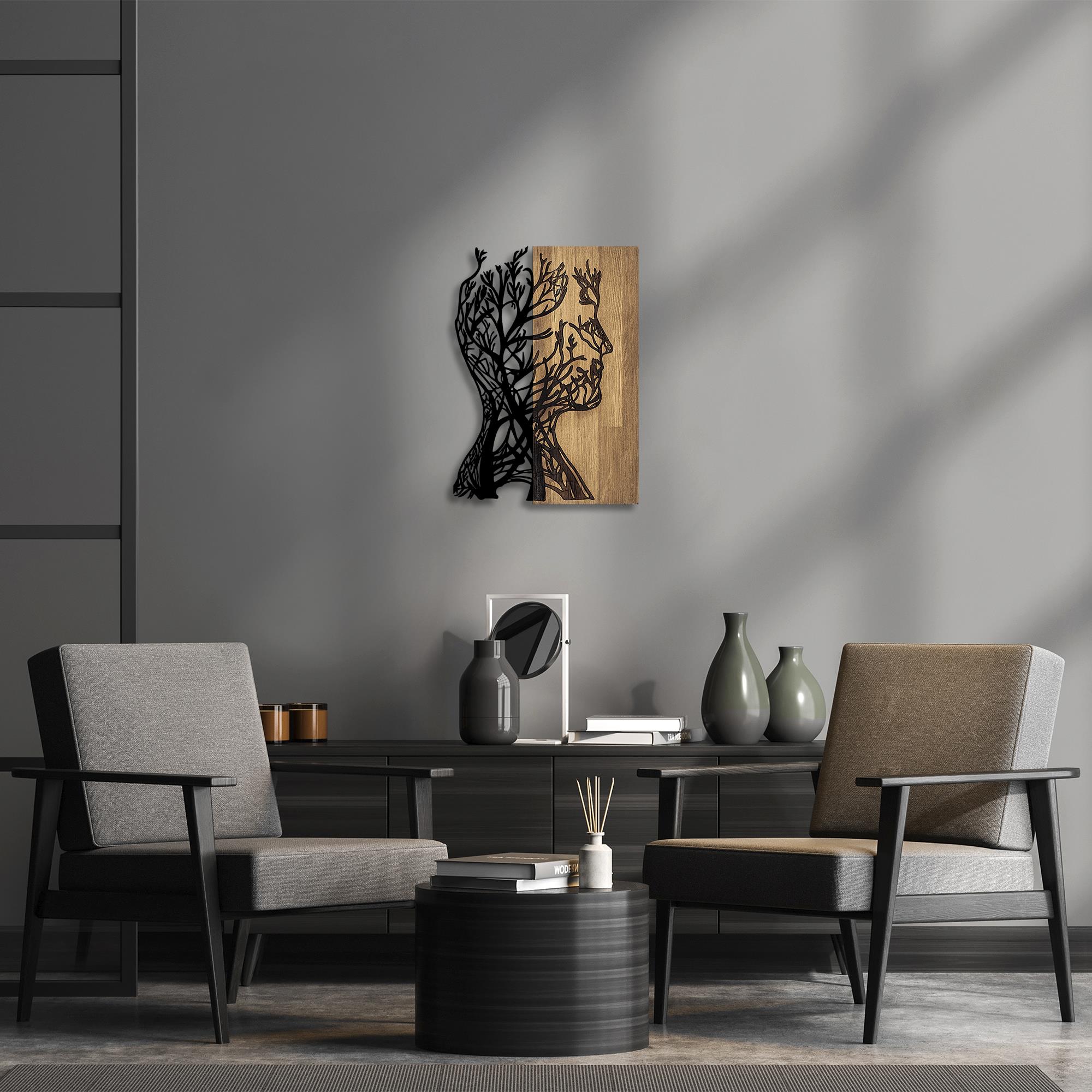 MA-319 Ahşap Metal Duvar Tablosu | ByLamp