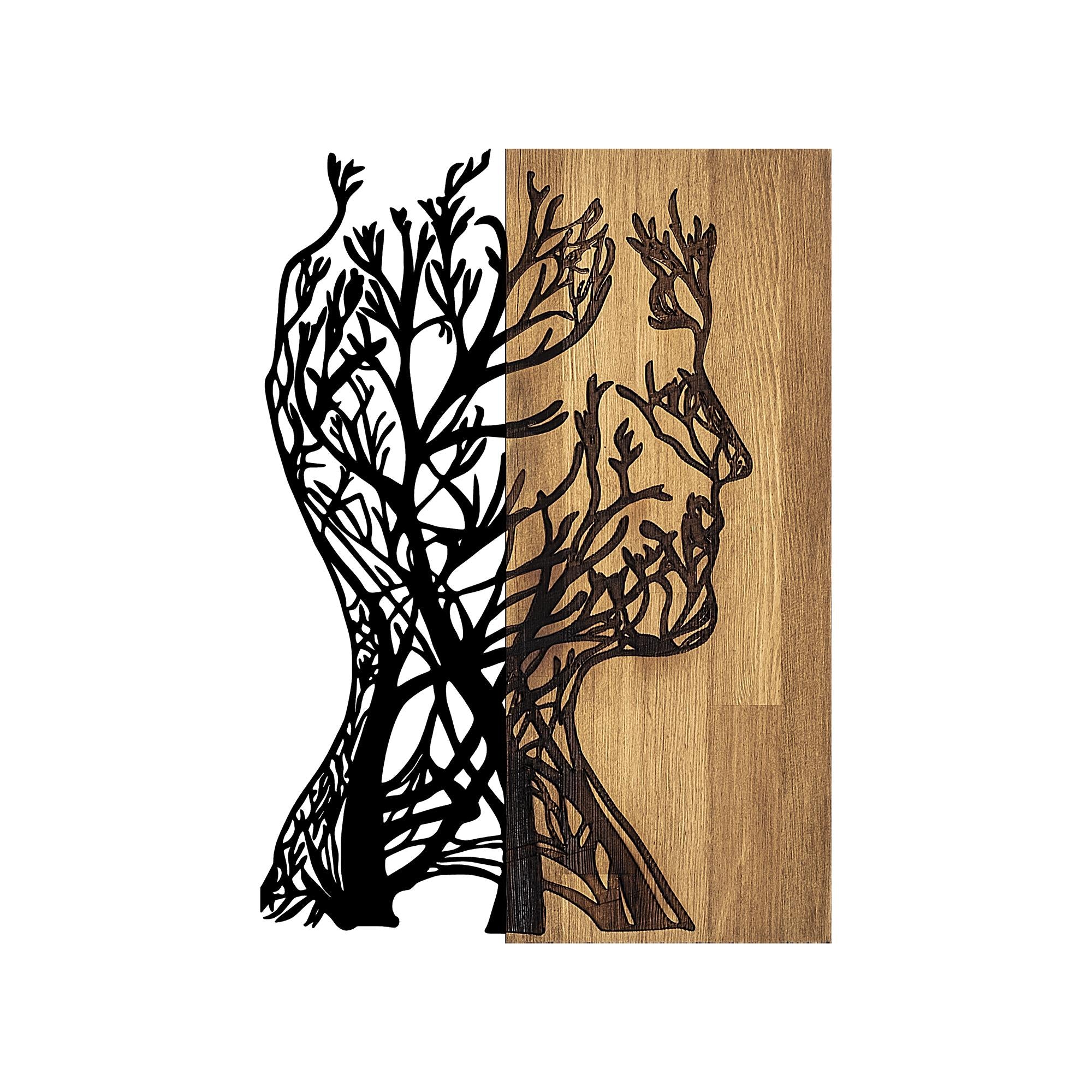 MA-319 Ahşap Metal Duvar Tablosu | ByLamp