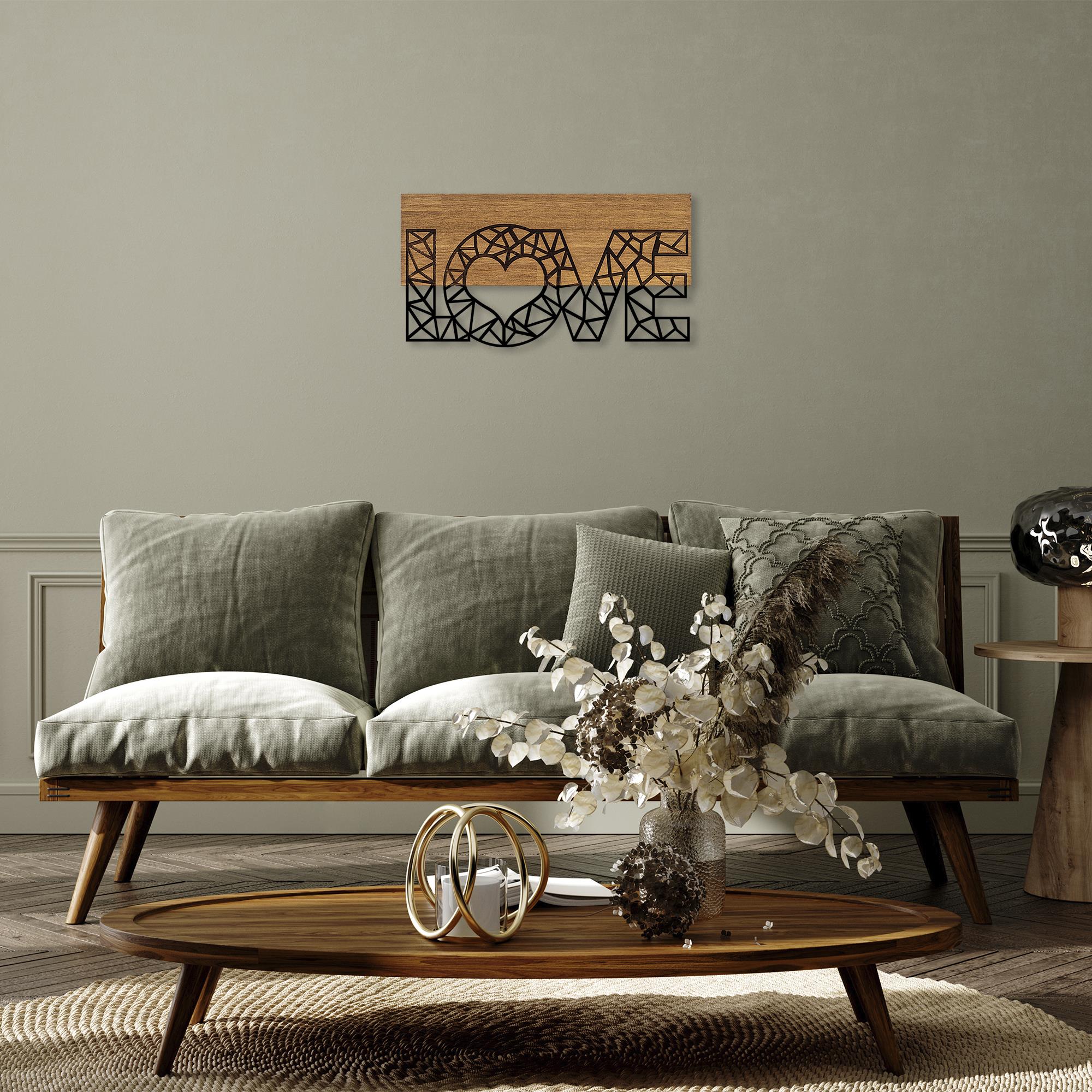 MA-323 Ahşap Metal Duvar Tablosu | ByLamp