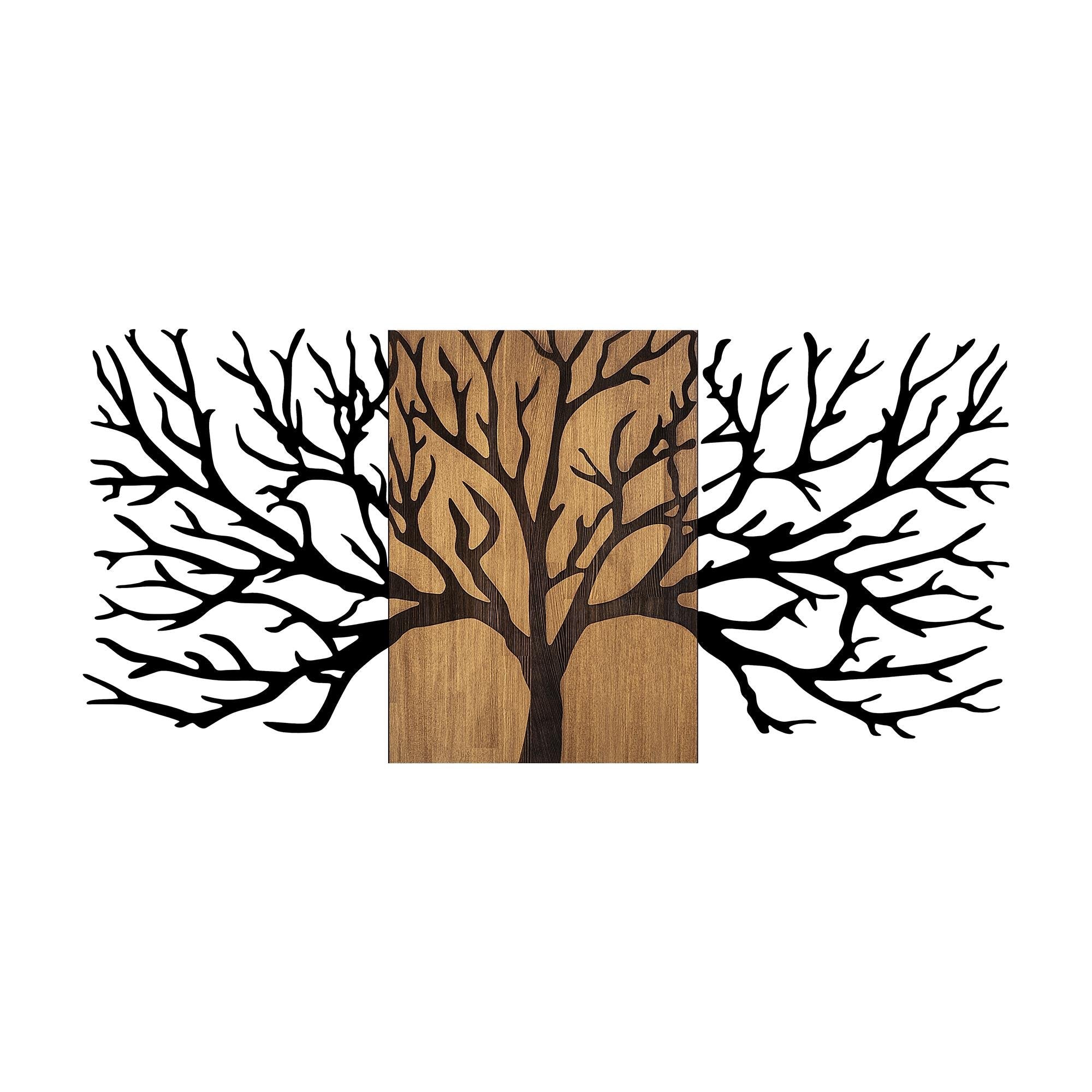 MA-327 Ahşap Metal Duvar Tablosu | ByLamp