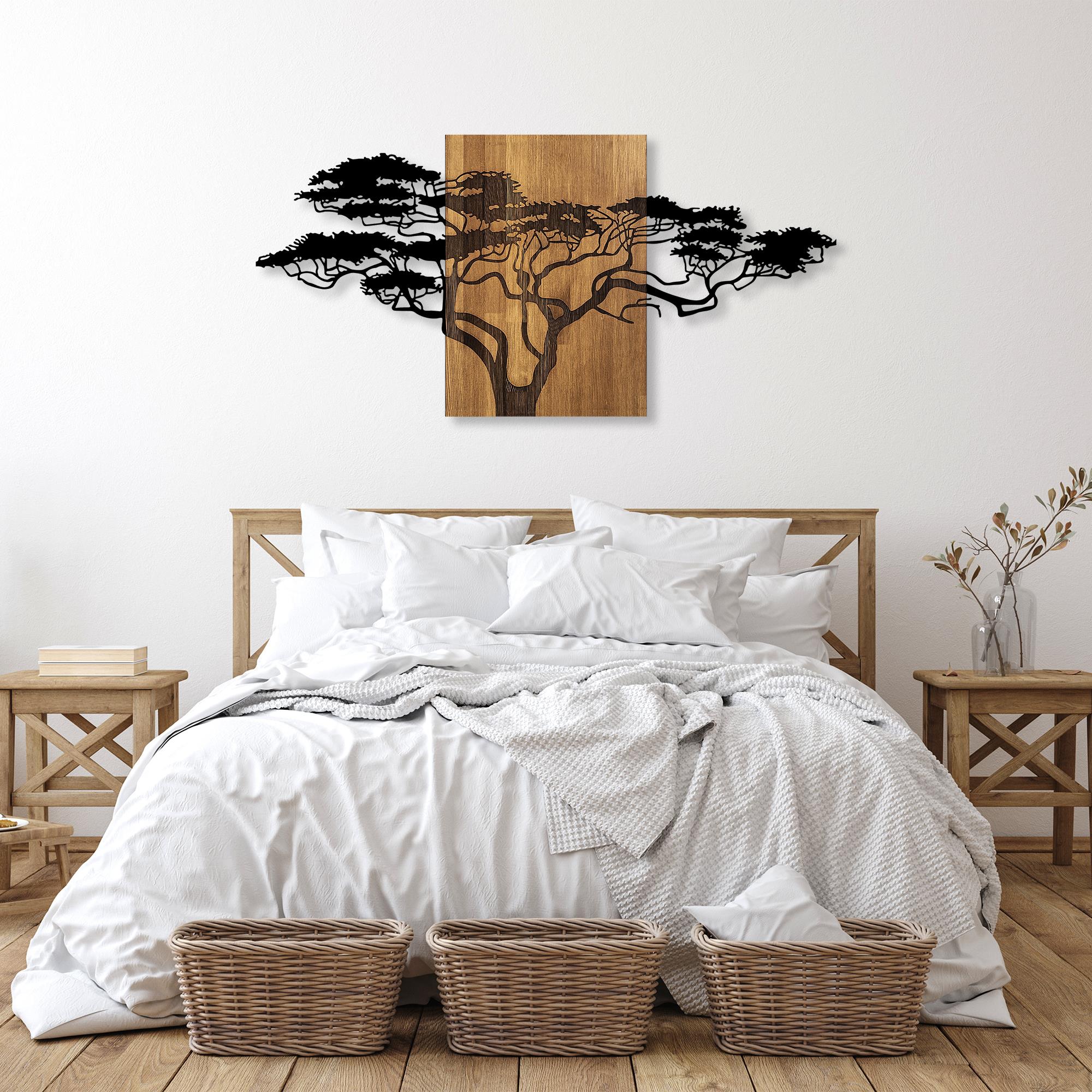 MA-329 Ahşap Metal Duvar Tablosu | ByLamp