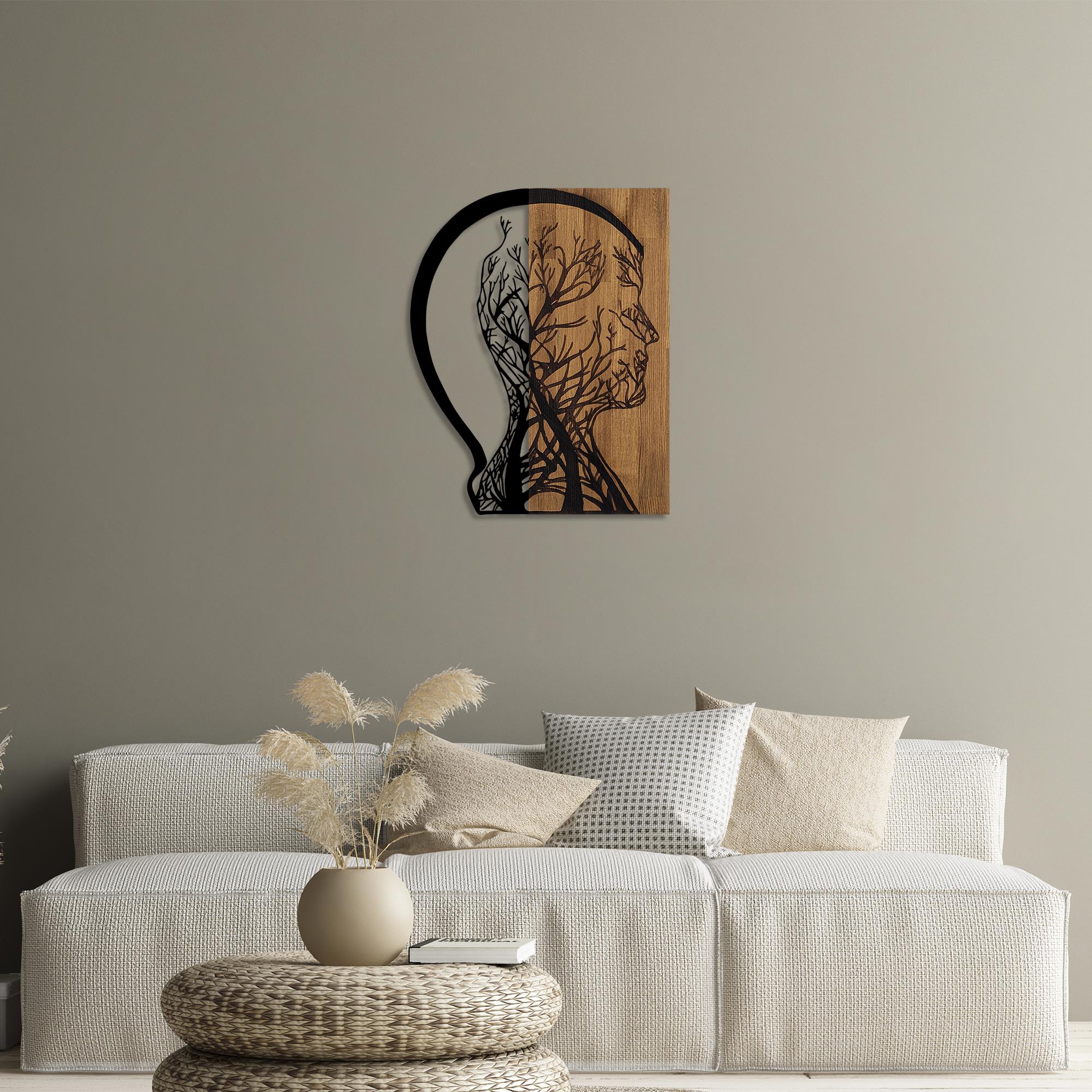 MA-341 Ahşap Metal Duvar Tablosu | ByLamp