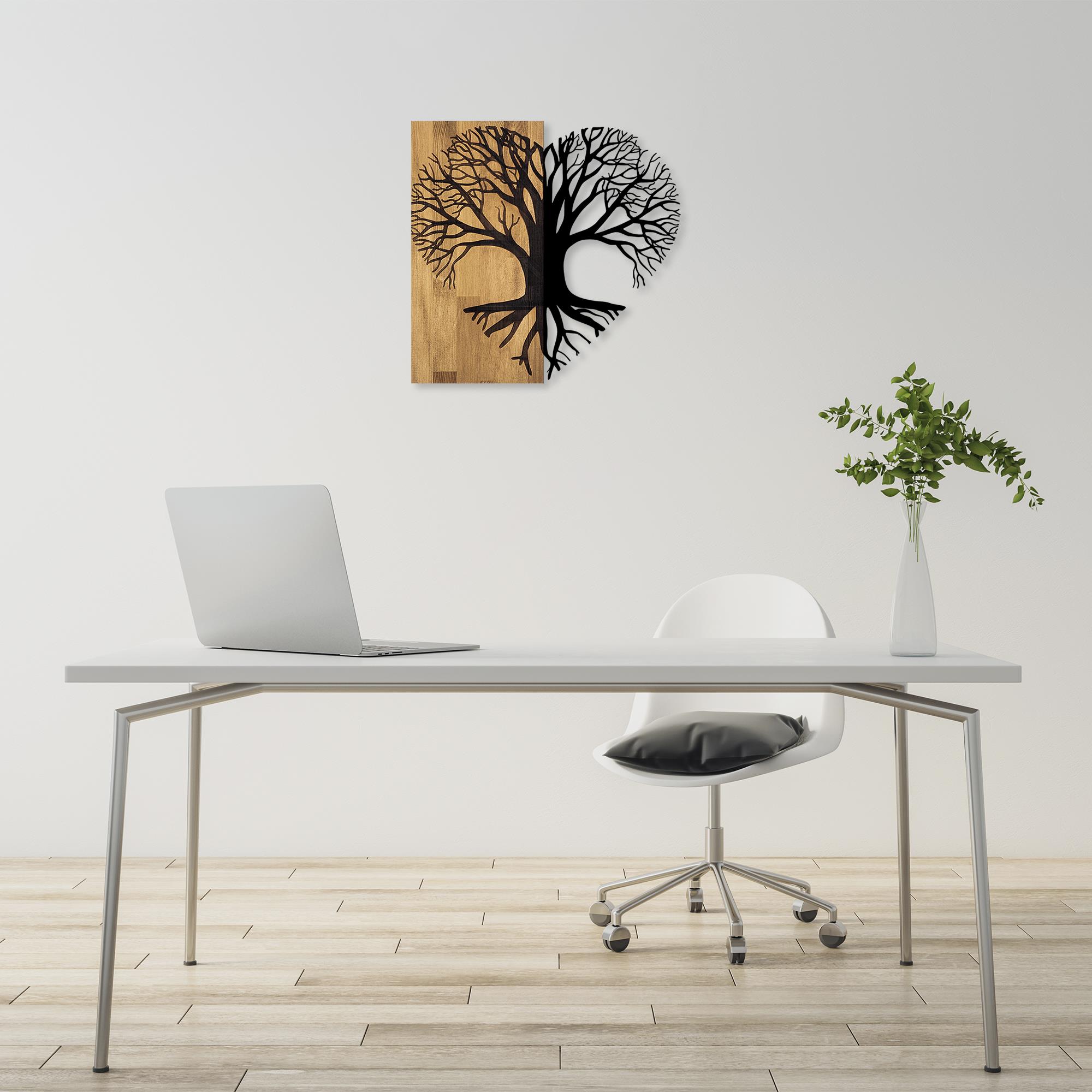 MA-344 Ahşap Metal Duvar Tablosu | ByLamp