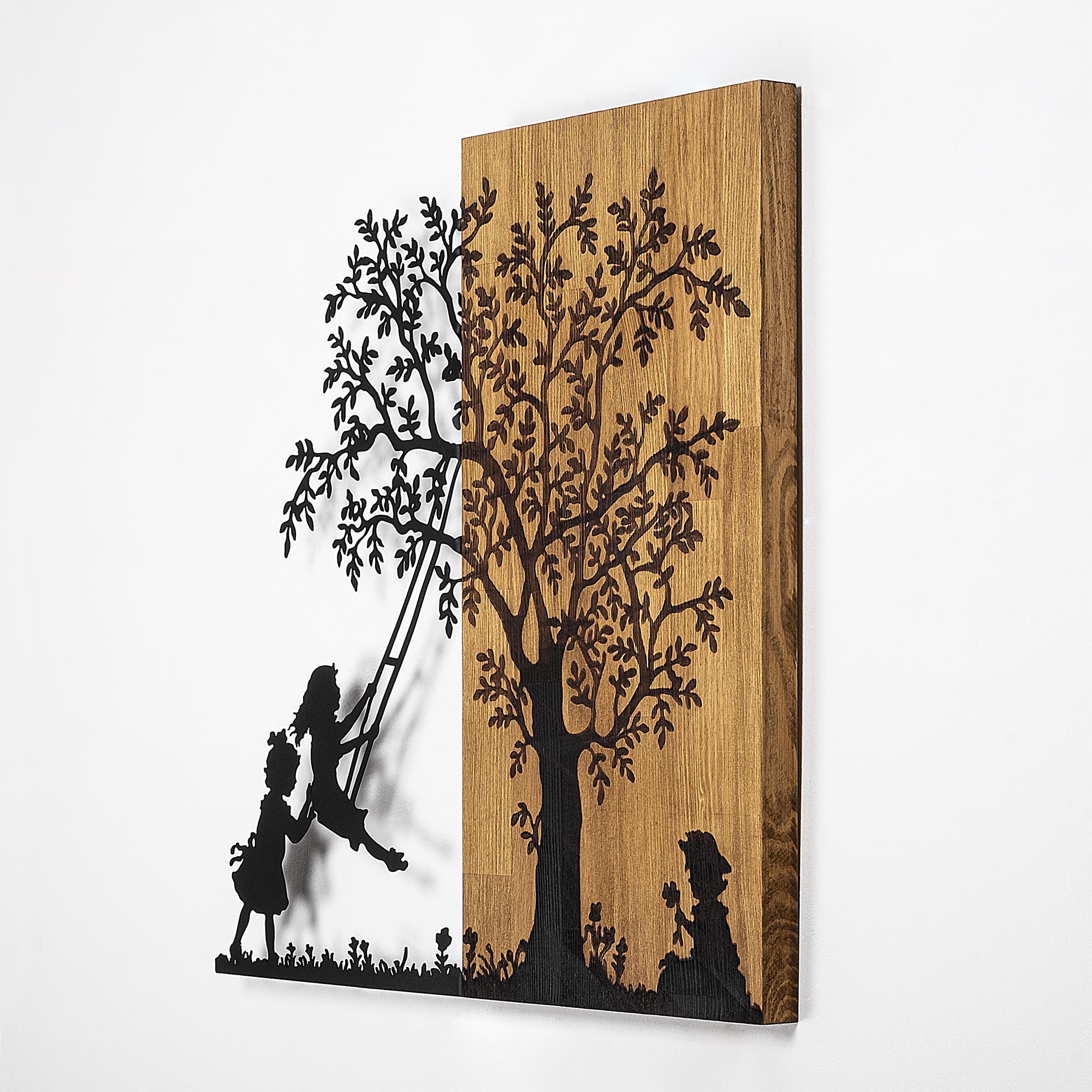 MA-350 Ahşap Metal Duvar Tablosu | ByLamp