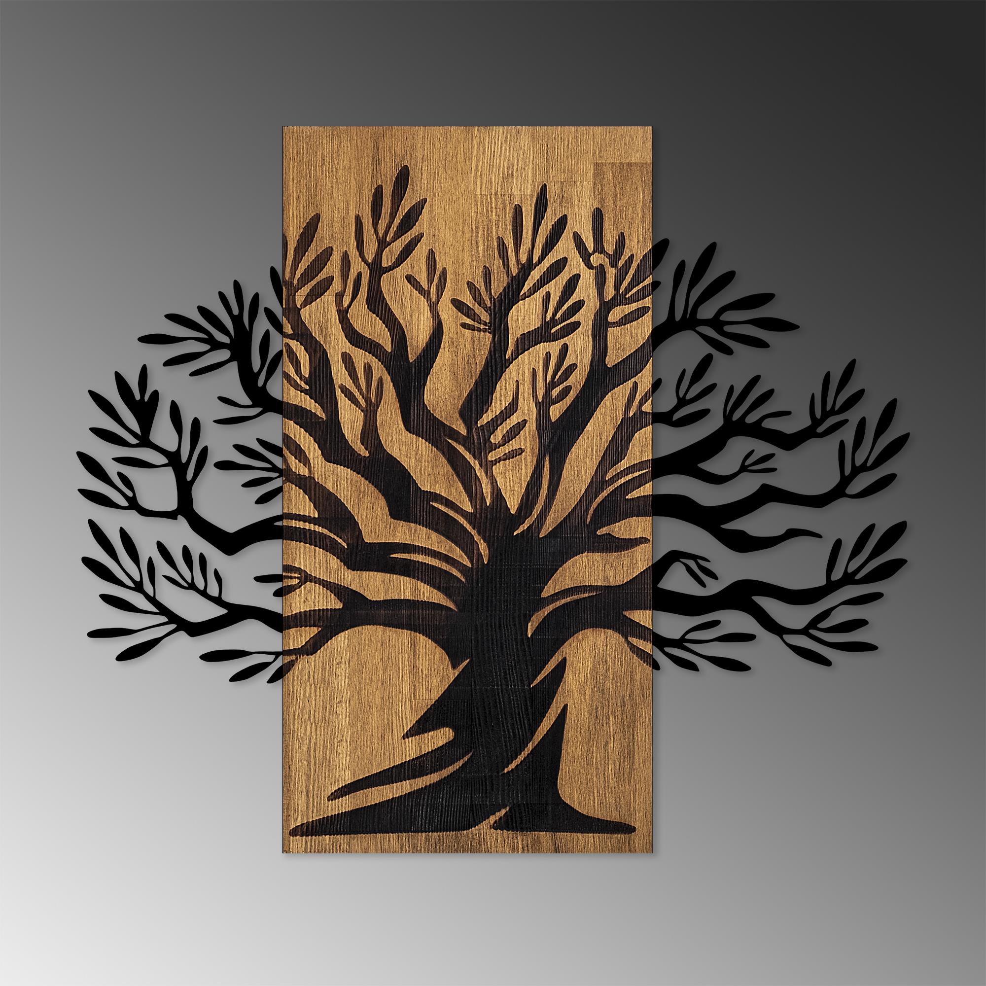 MA-353 Ahşap Metal Duvar Tablosu | ByLamp