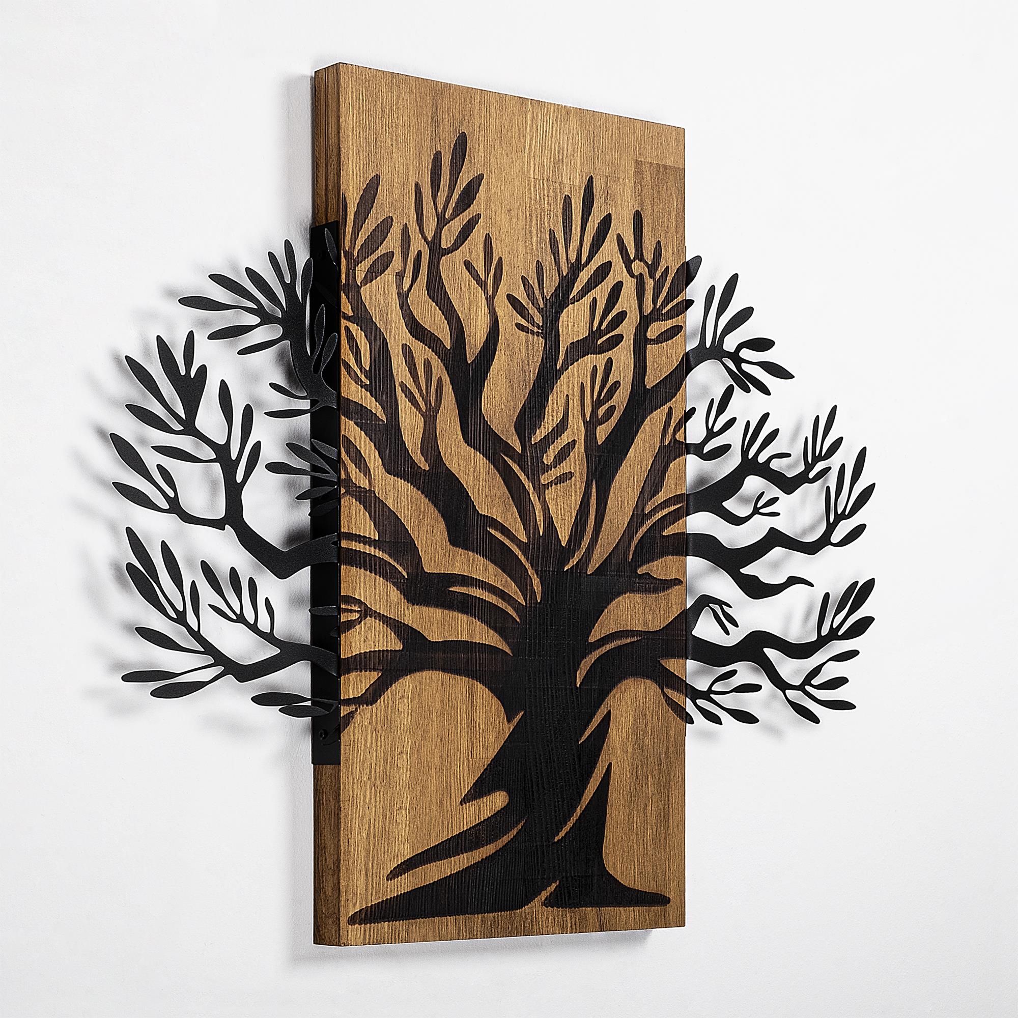 MA-353 Ahşap Metal Duvar Tablosu | ByLamp