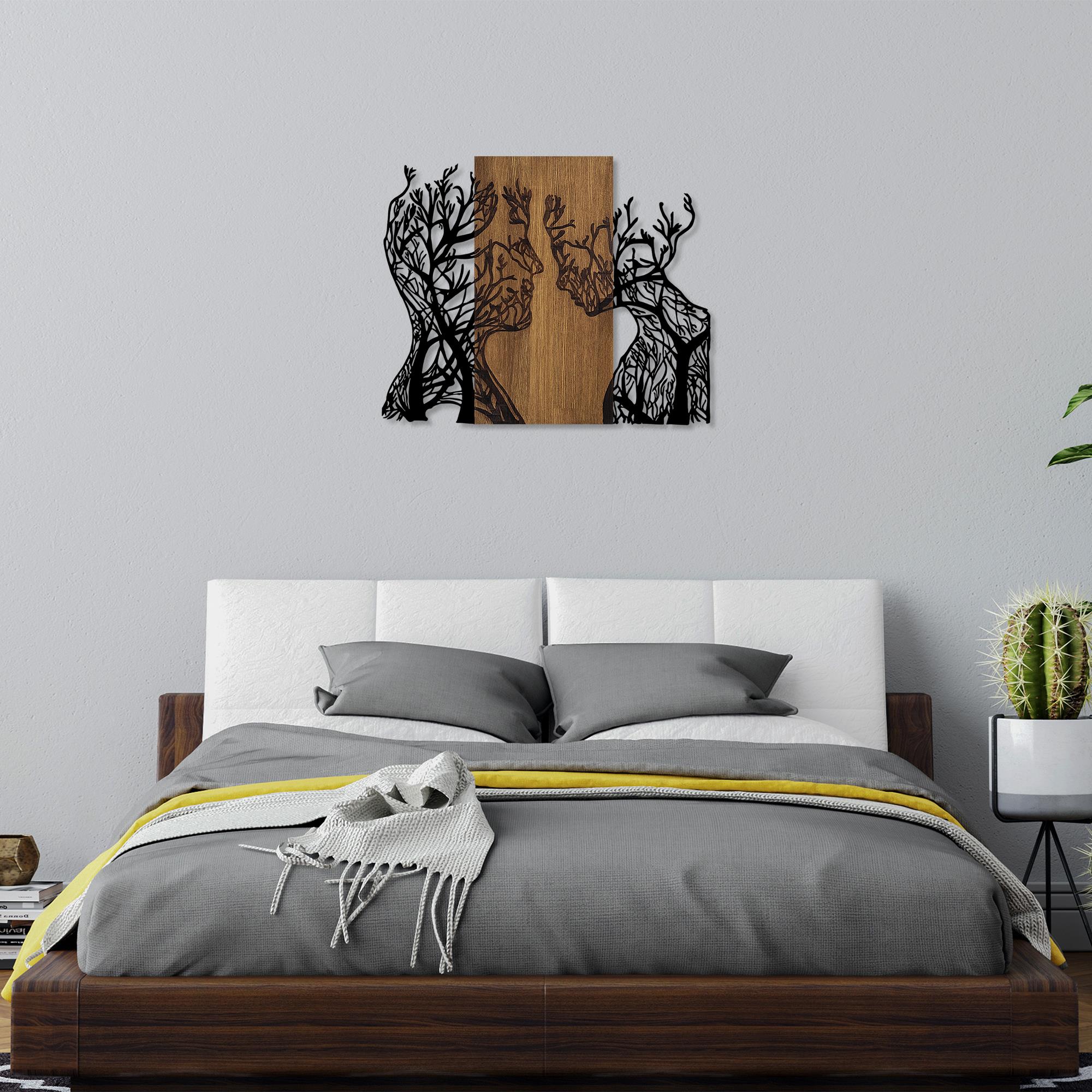 MA-357 Ahşap Metal Duvar Tablosu | ByLamp