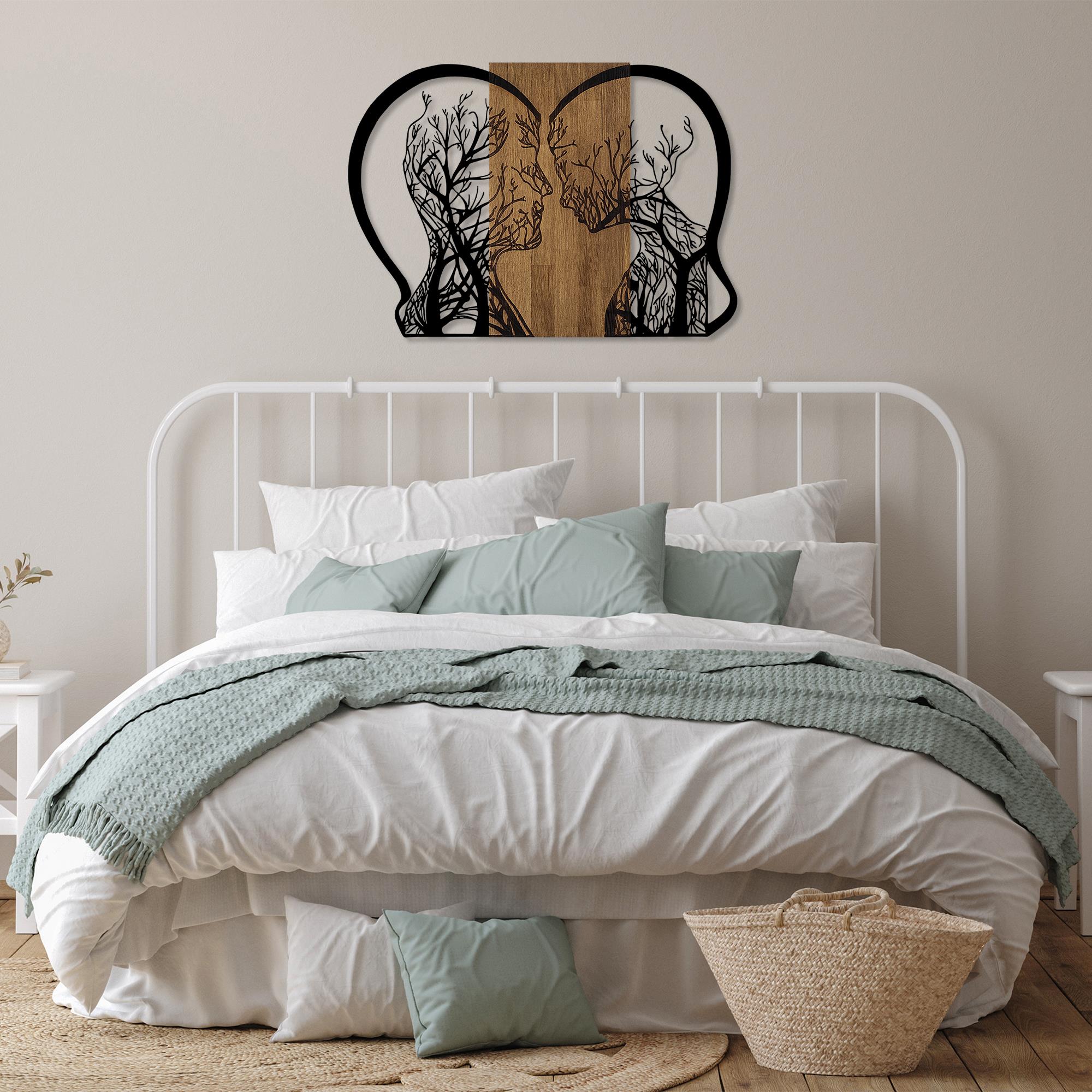 MA-358 Ahşap Metal Duvar Tablosu | ByLamp