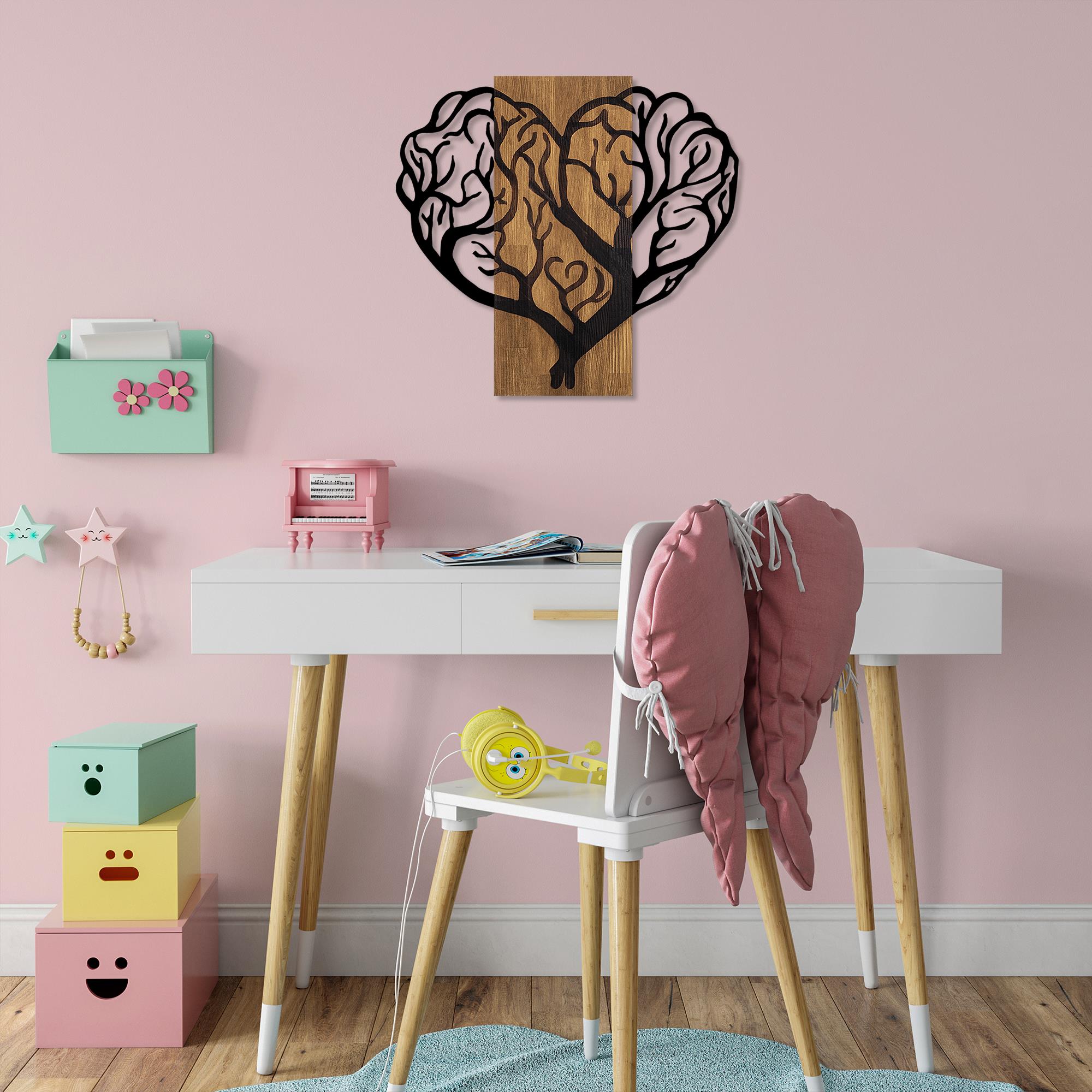 MA-359 Ahşap Metal Duvar Tablosu | ByLamp