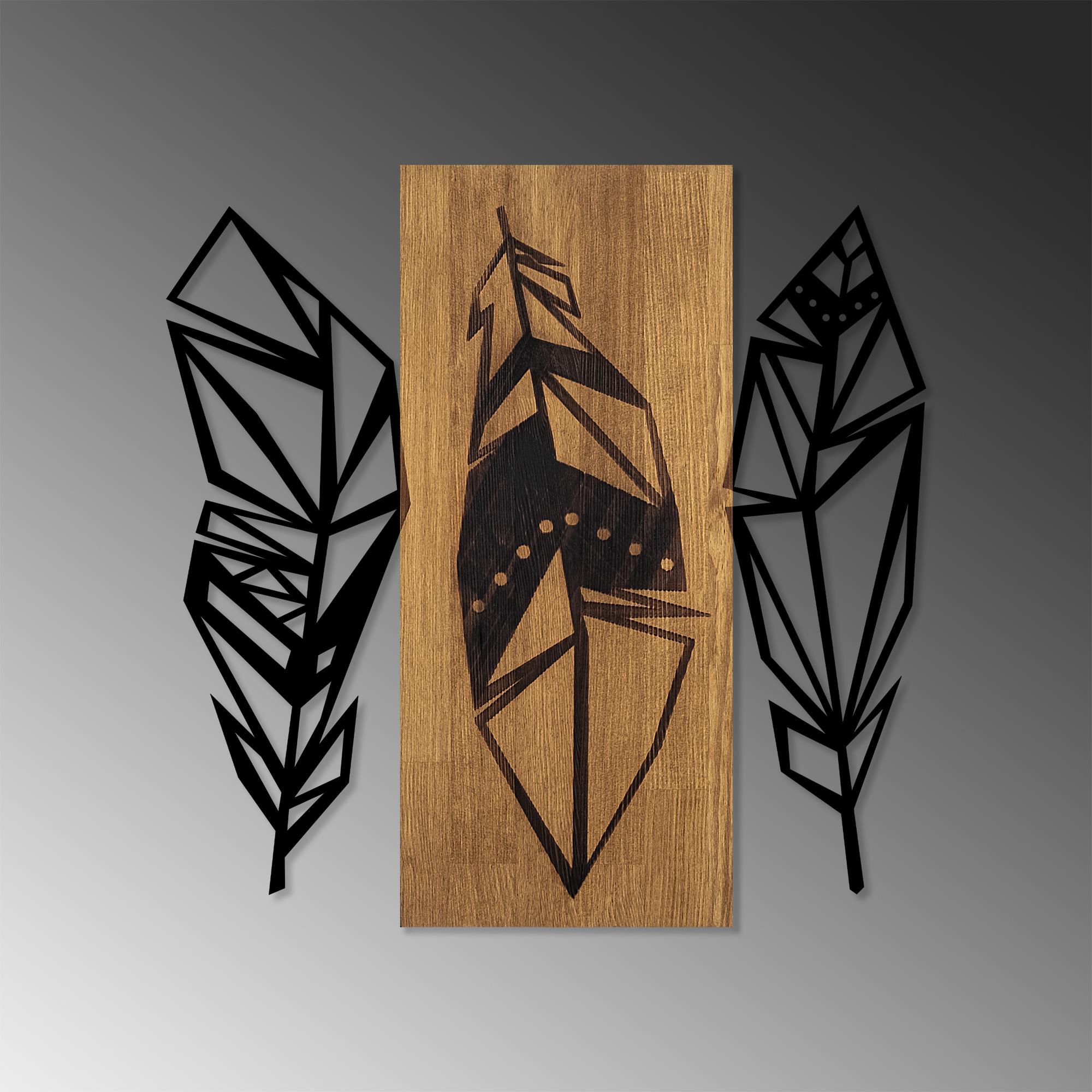 MA-361 Ahşap Metal Duvar Tablosu | ByLamp